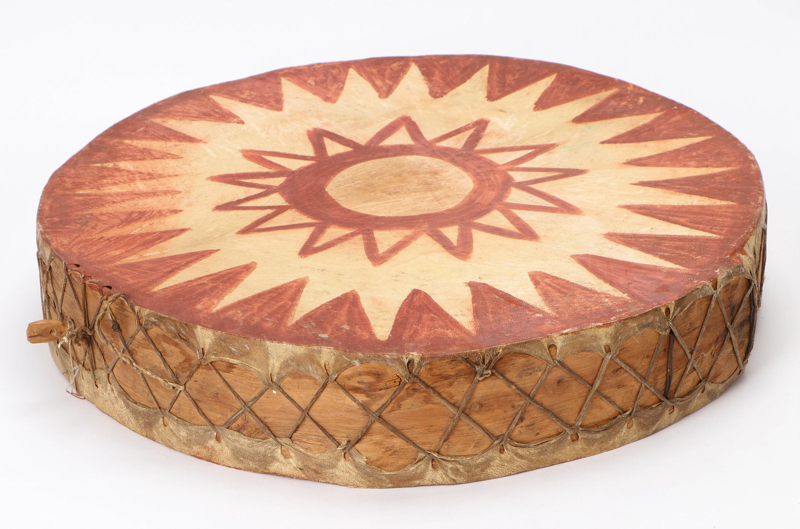 Vintage Lacondan Drum, Chiapas, Mexico, 20th C. (1 of 5)