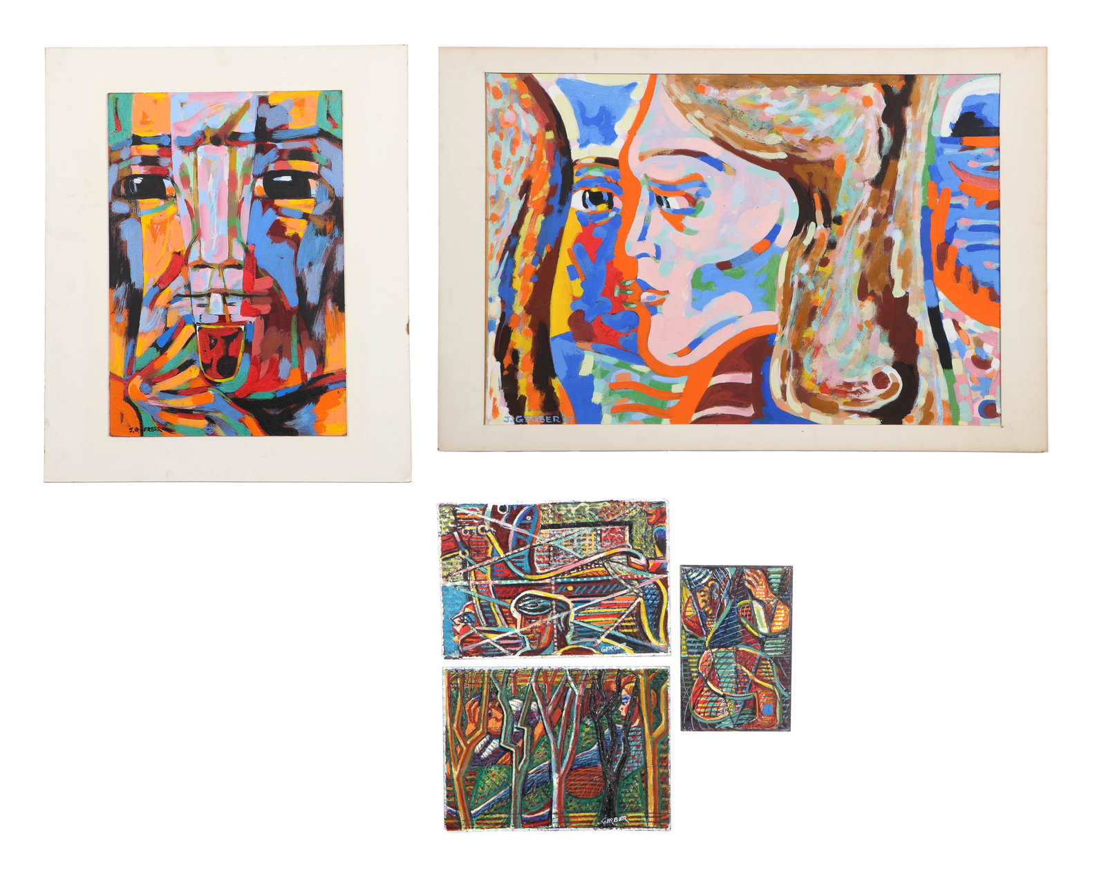 Jack Gerber (American, 1927-2021) 5 Works (1 of 6)