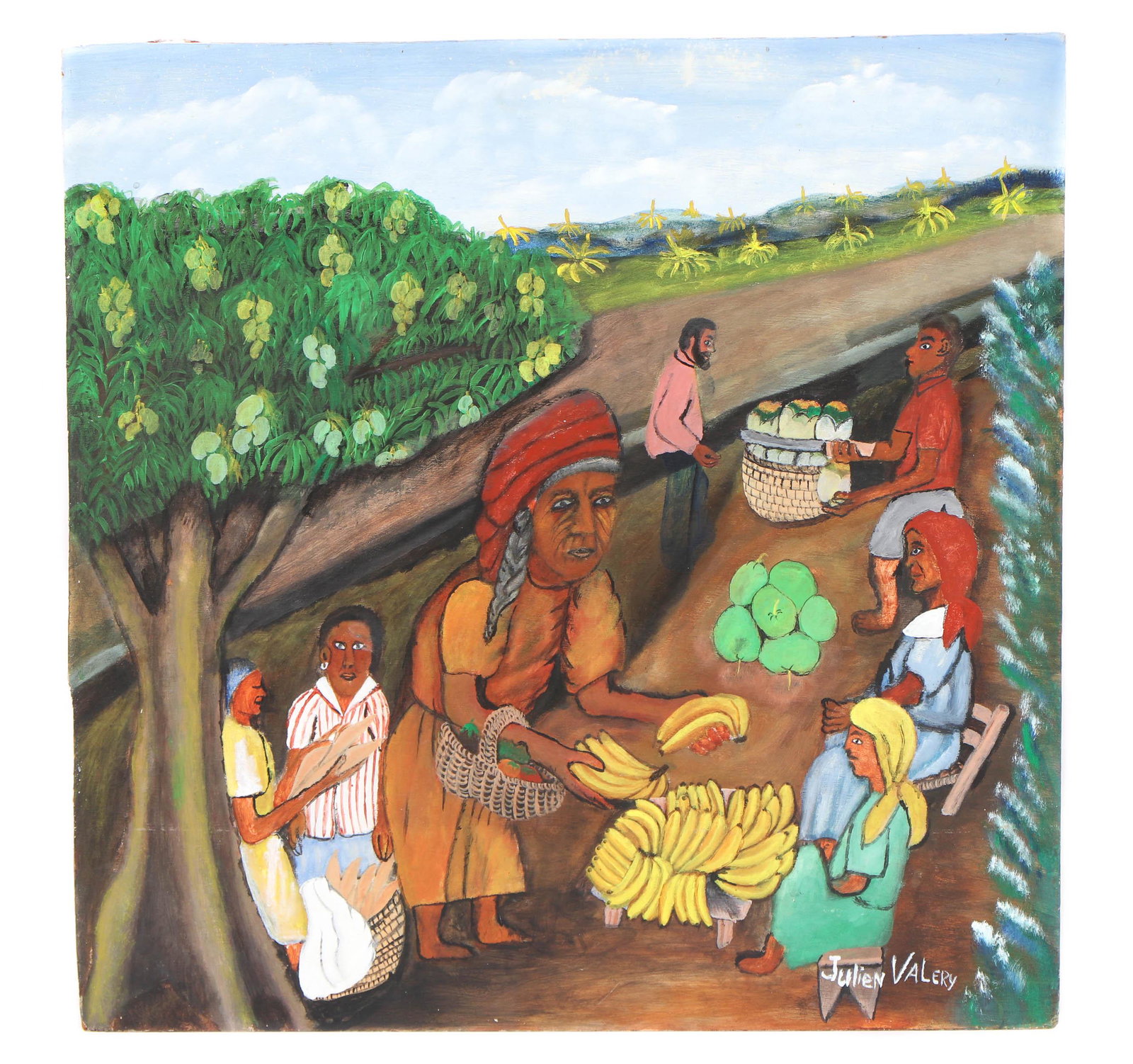 Julien Valery (Haitian, 1958-2001) Painting (1 of 3)