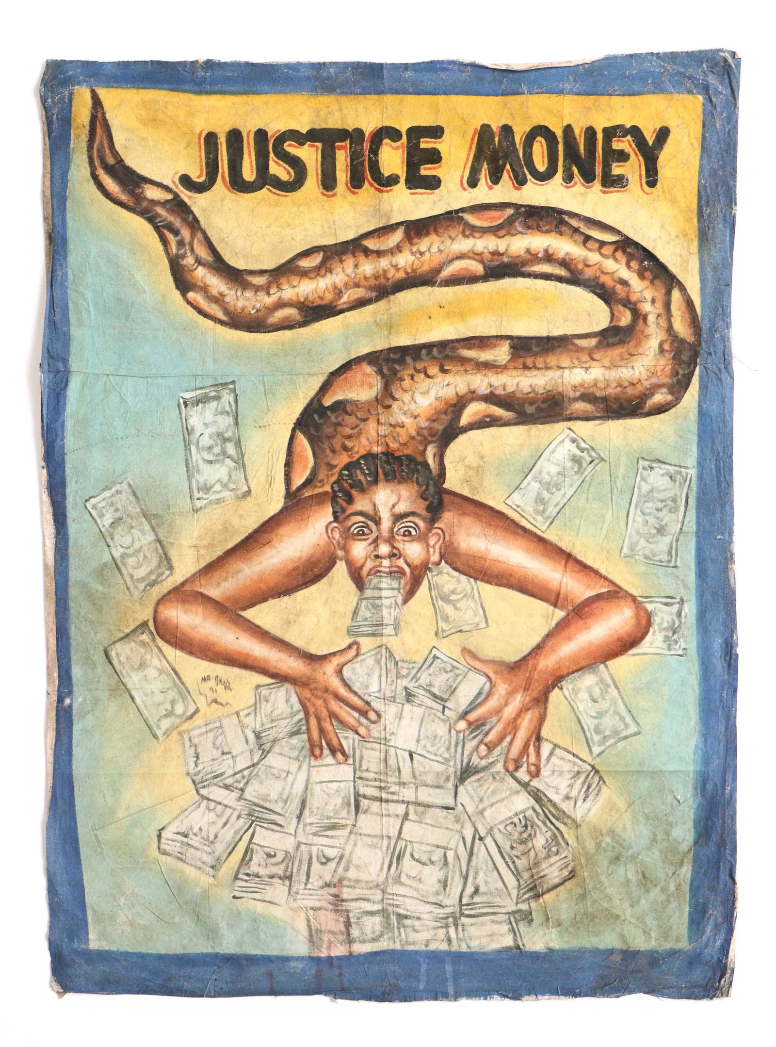 African Folk Painted Cinema Poster, Ghana by Mr. Brew (1 of 3)