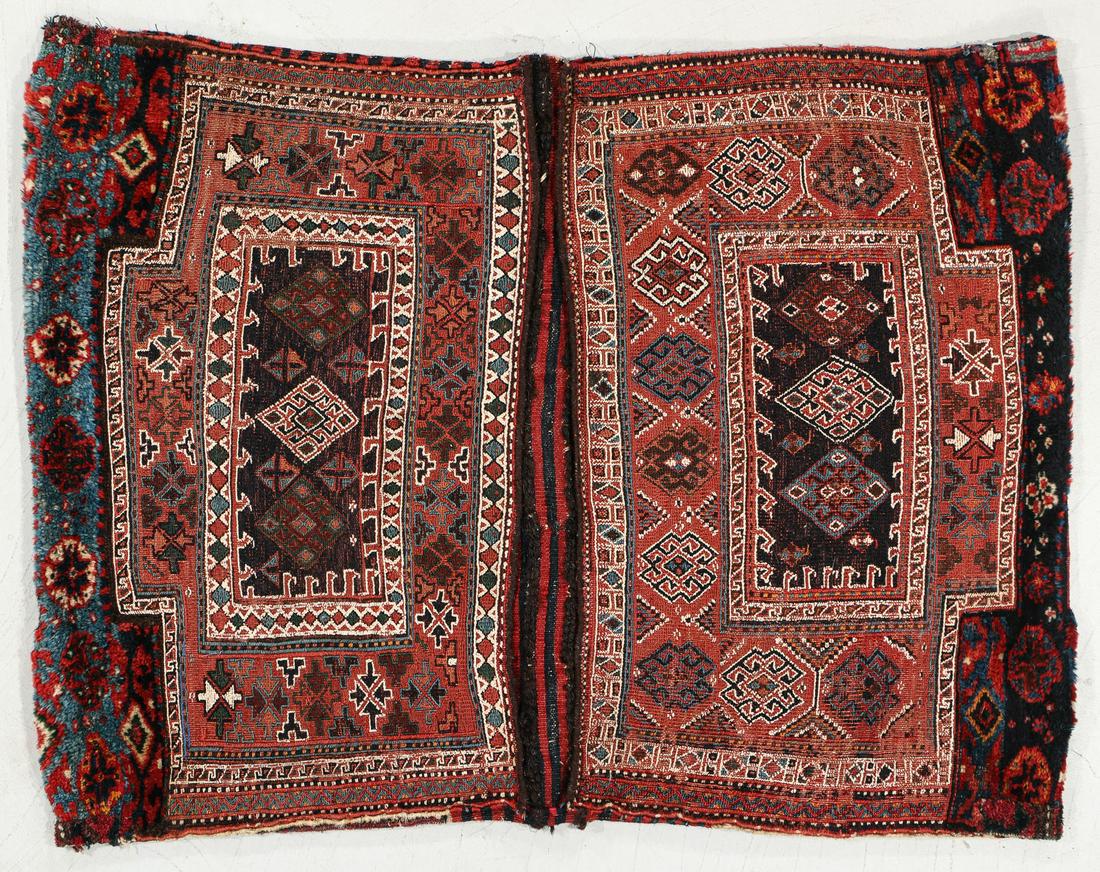 Pair of Baktiari Joined Saddlebags, Persia, Early 20th (1 of 7)