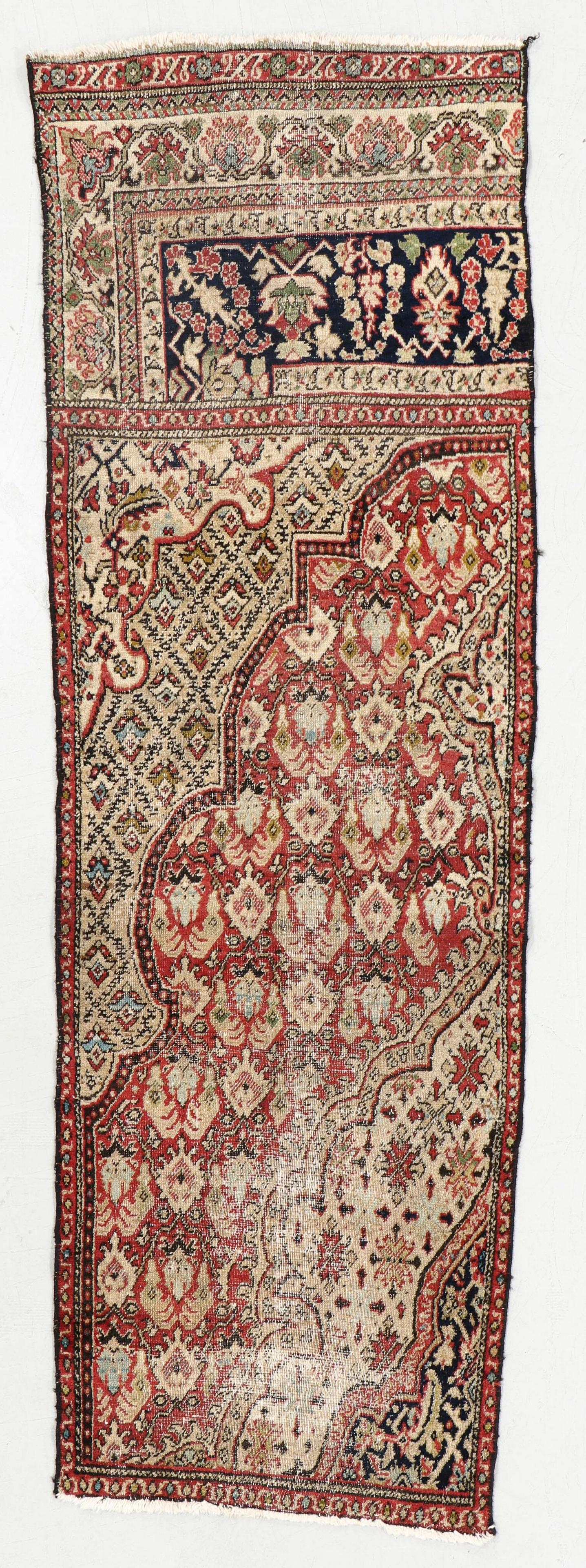 Sultanabad Sampler/Wagireh, Persia, Late 19th C., 2'9'': Sultanabad Sampler/Wagireh, Persia, Late 19th C., 2'9'' x 8'5'' (84 x 257 cm). Weight: 10 lbs.