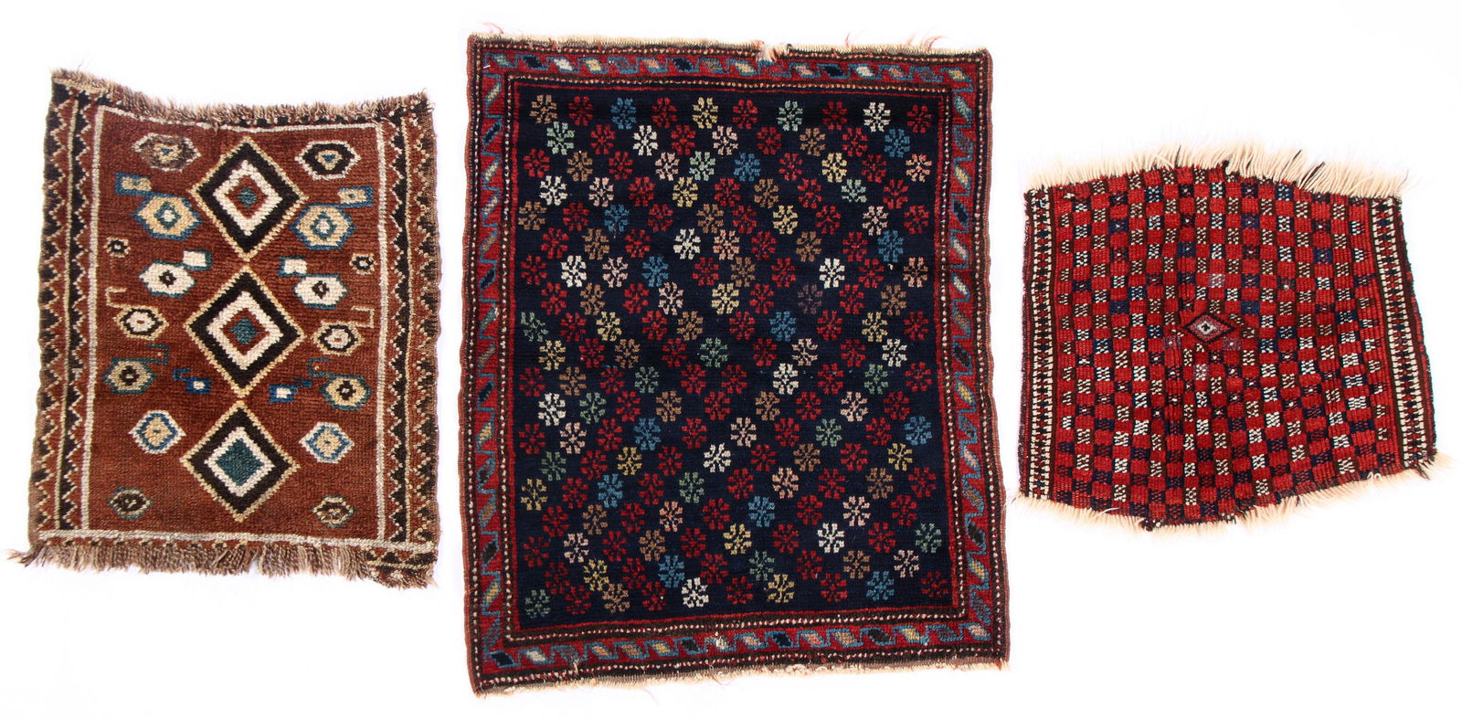 Three Northwest Persian Small Rugs, Late 19th C. (1 of 9)