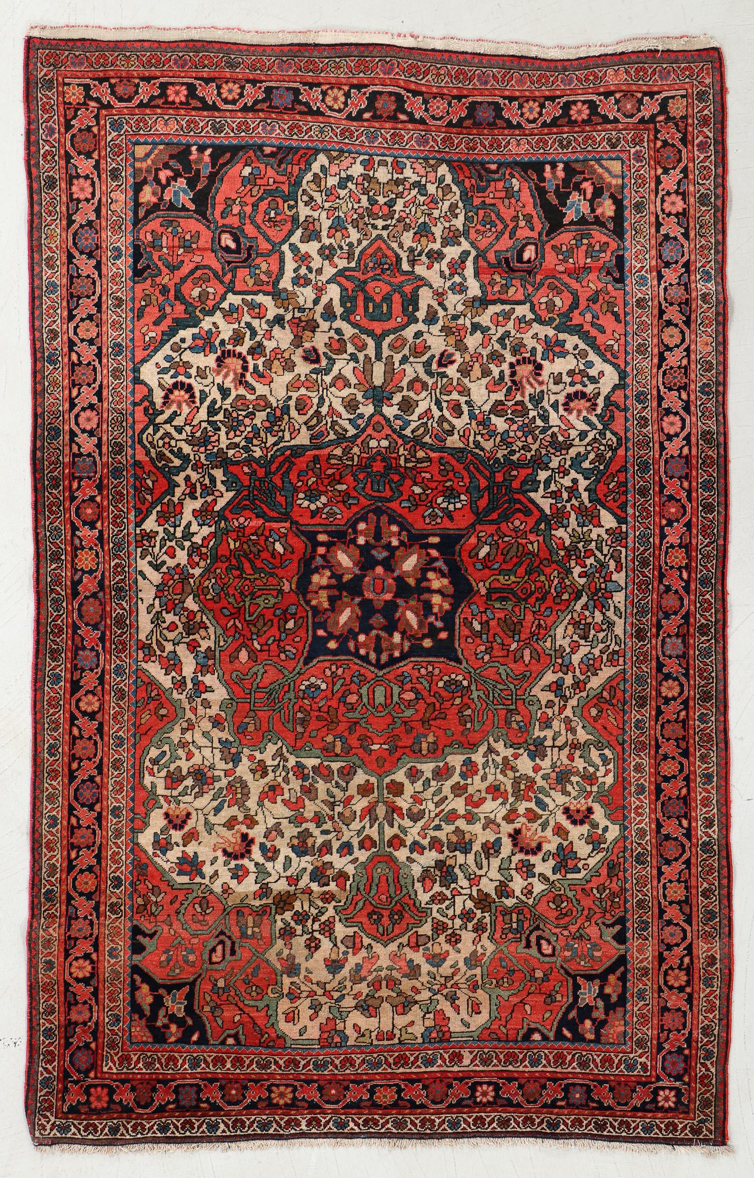 Sarouk Ferahan Rug, Persia, Circa 1900, 4'2'' x 6'8'' (1 of 5)