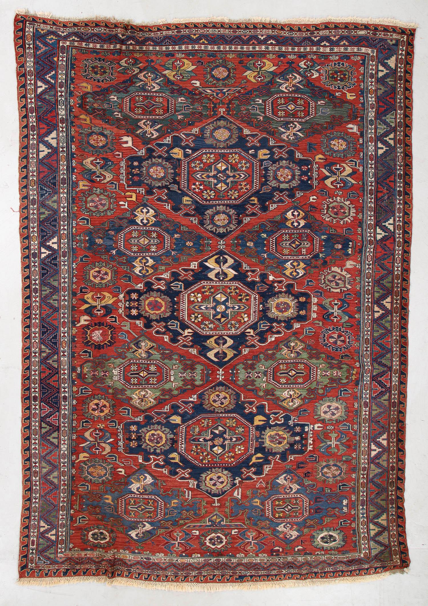 Sumak Rug, Caucasus, Circa 1880, 7'6'' x 11'0'' (1 of 5)