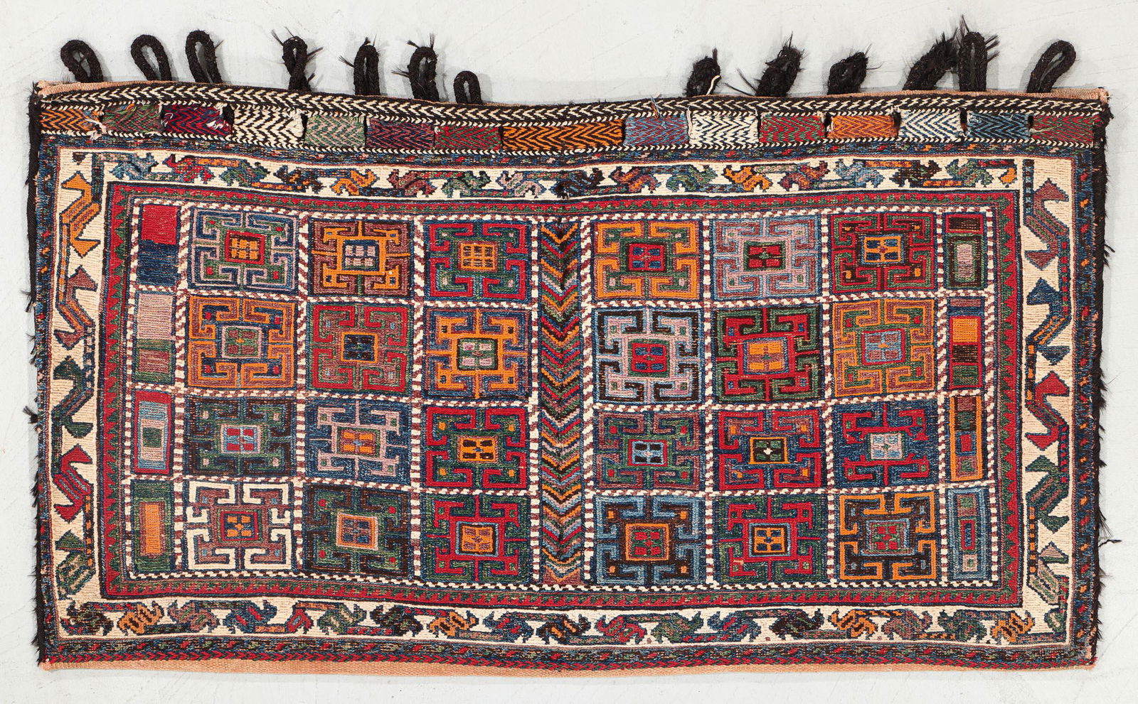 Large West Persian Sumak Cargo Bag, Circa 1940 (1 of 6)