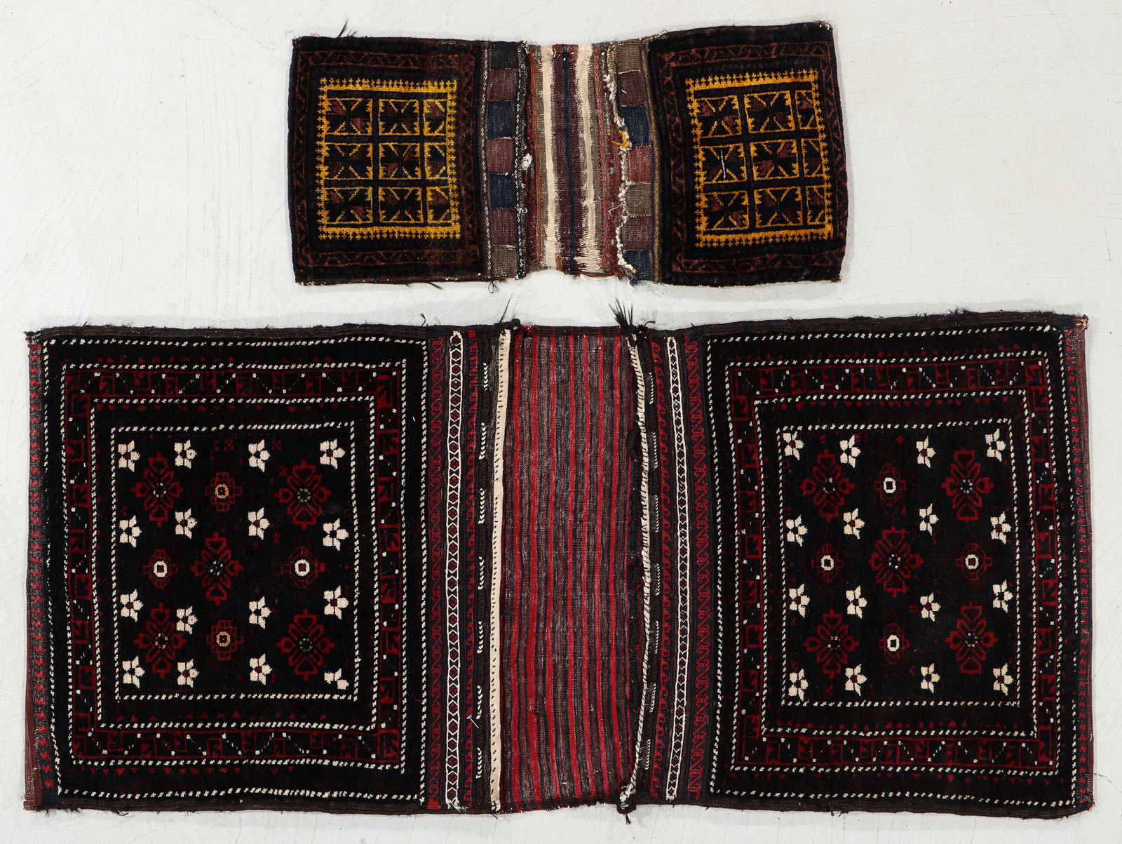 2 Beluch Double Saddlebags, Afghanistan, Early 20th C. (1 of 8)