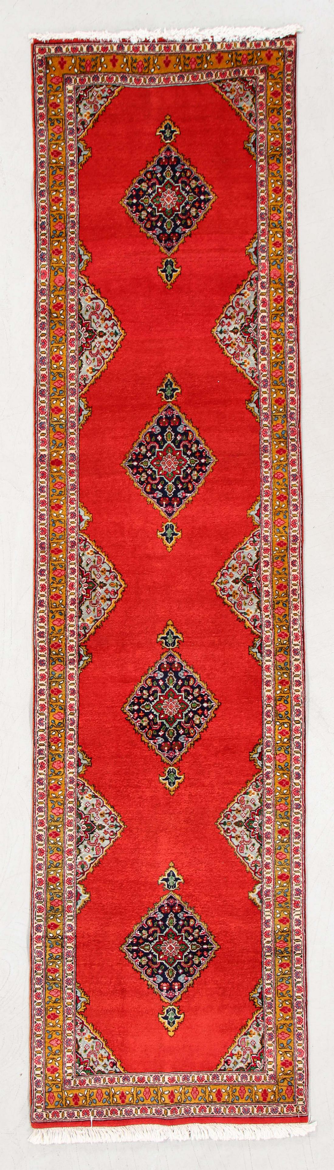 Tabriz Rug, Persia, Mid/Late 20th C., 2'5'' x 9'5'' (1 of 5)