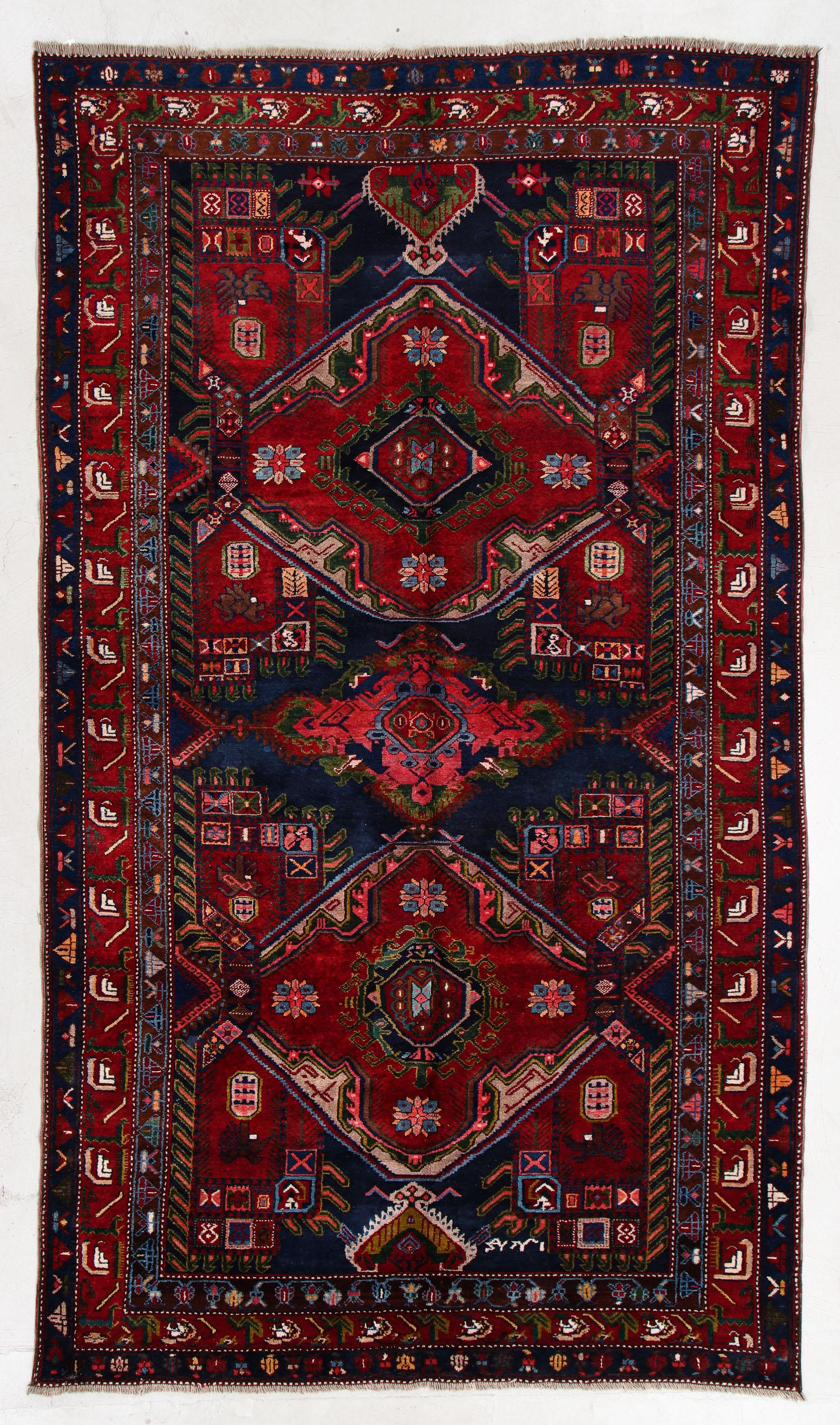 Large Kazak Rug, Caucasus, Early 20th C., 6'2'' x (1 of 5)