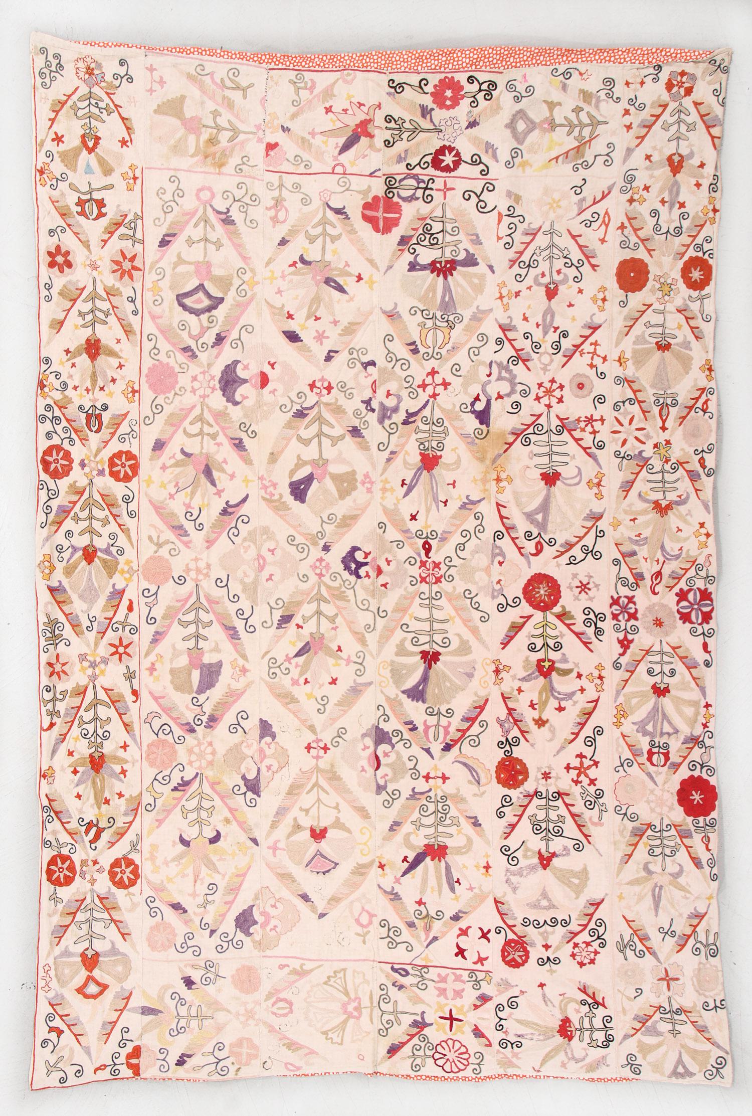 Central Asian Suzani, Circa 1900, 5'7'' x 8'3'' (1 of 4)