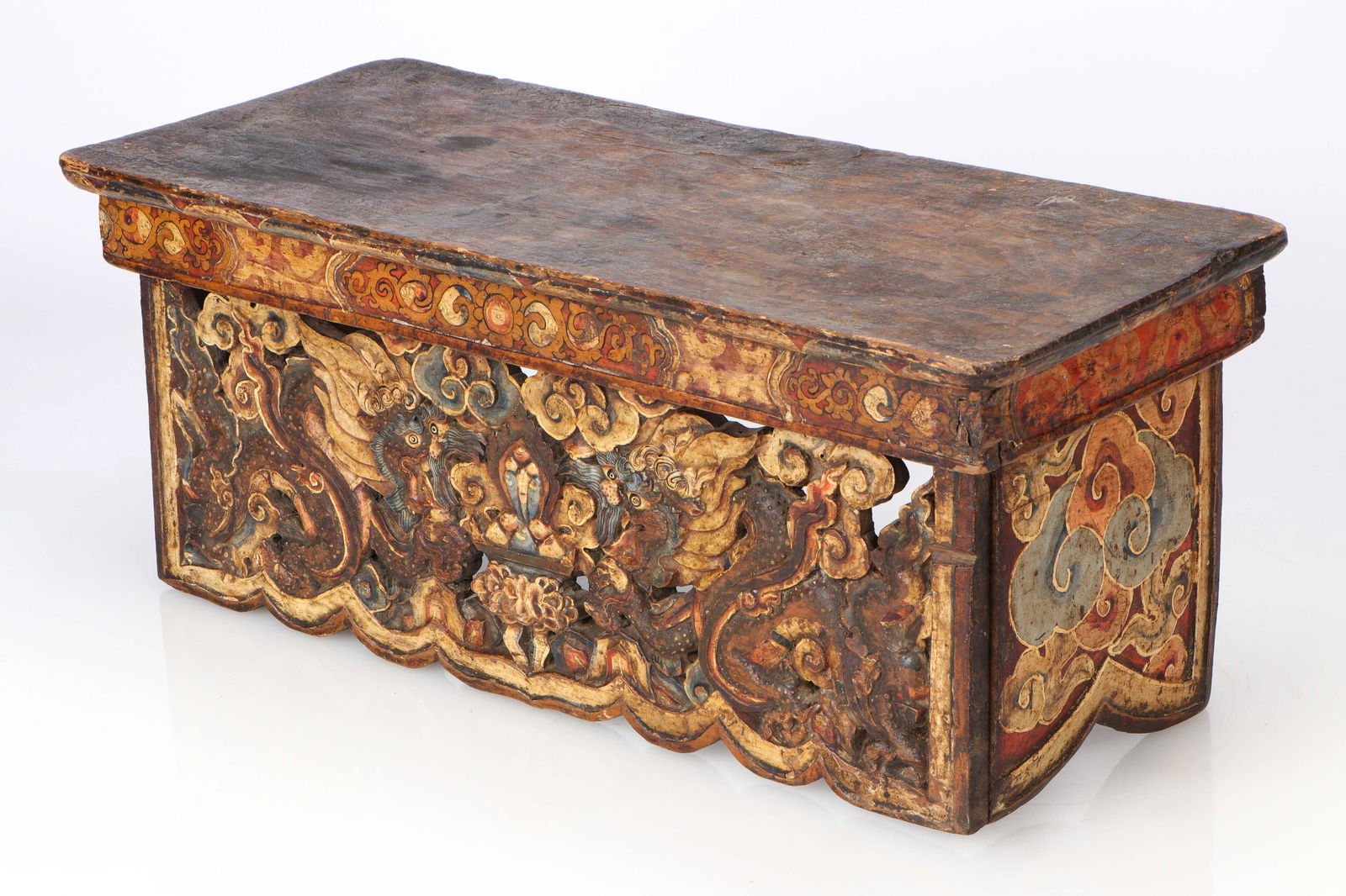 Antique Tibetan Folding Scholar's Desk (1 of 10)