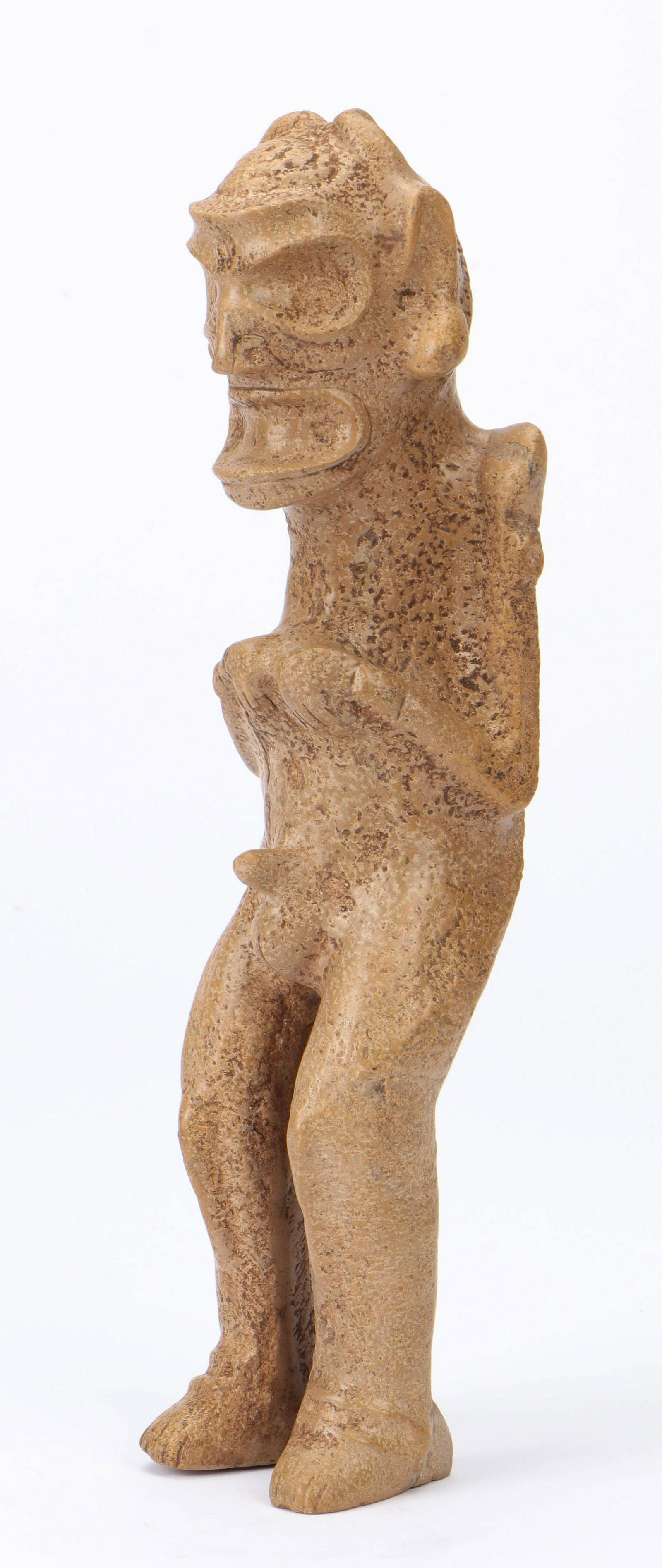 Fine Taino Carved Stone Male Figure (1 of 5)