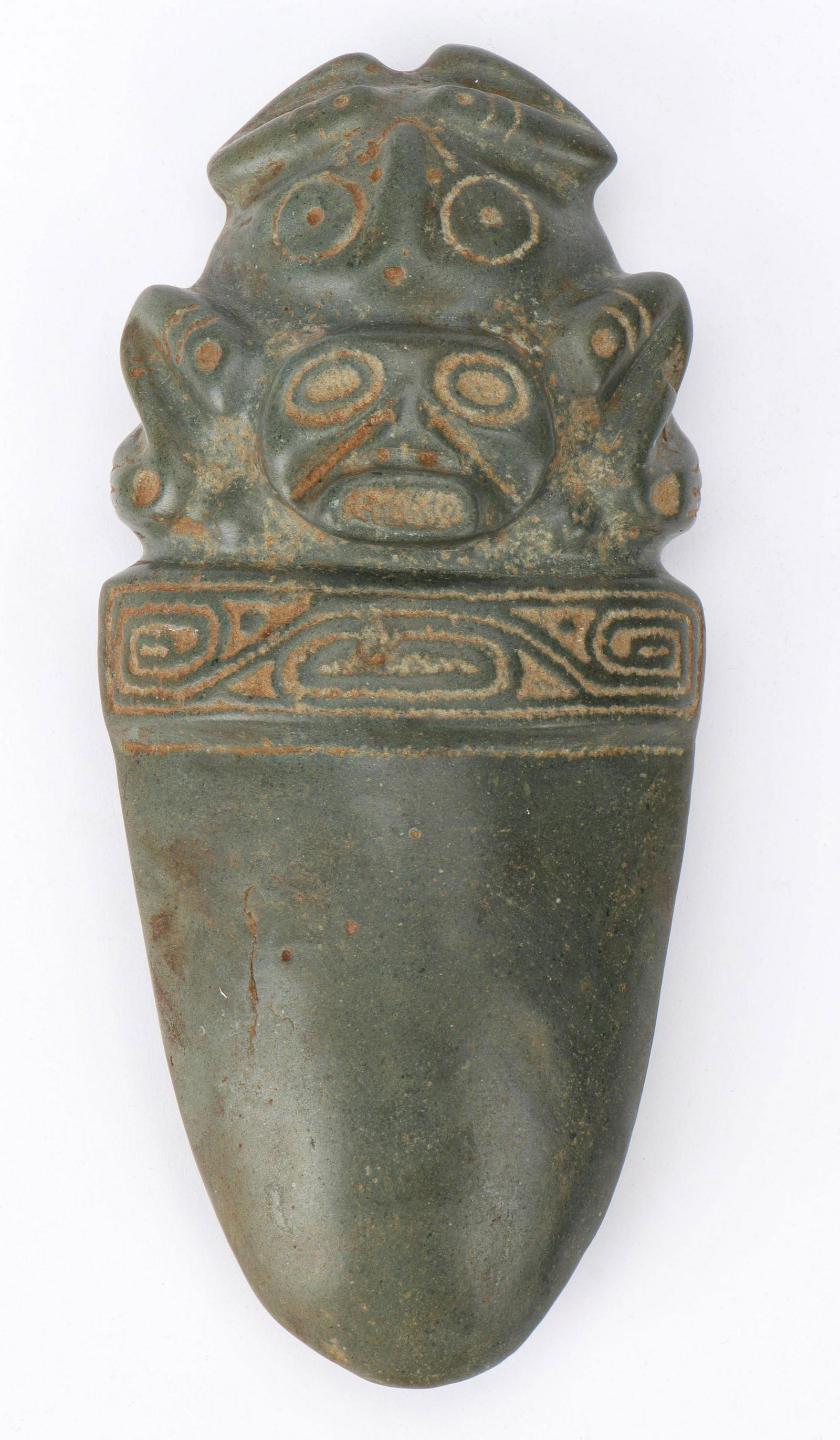 Unusual Taino Figural Axe (1 of 2)
