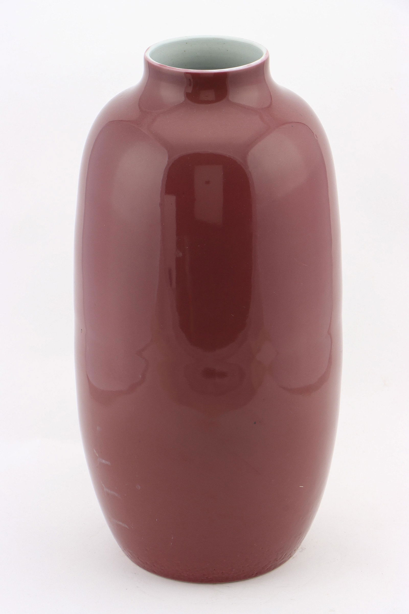 Chinese Ox-blood Glazed Porcelain Vase (1 of 6)