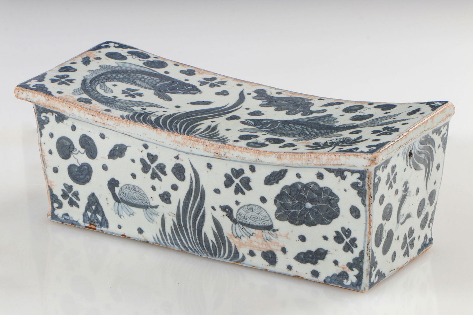 Chinese Blue and White Porcelain Pillow (1 of 7)