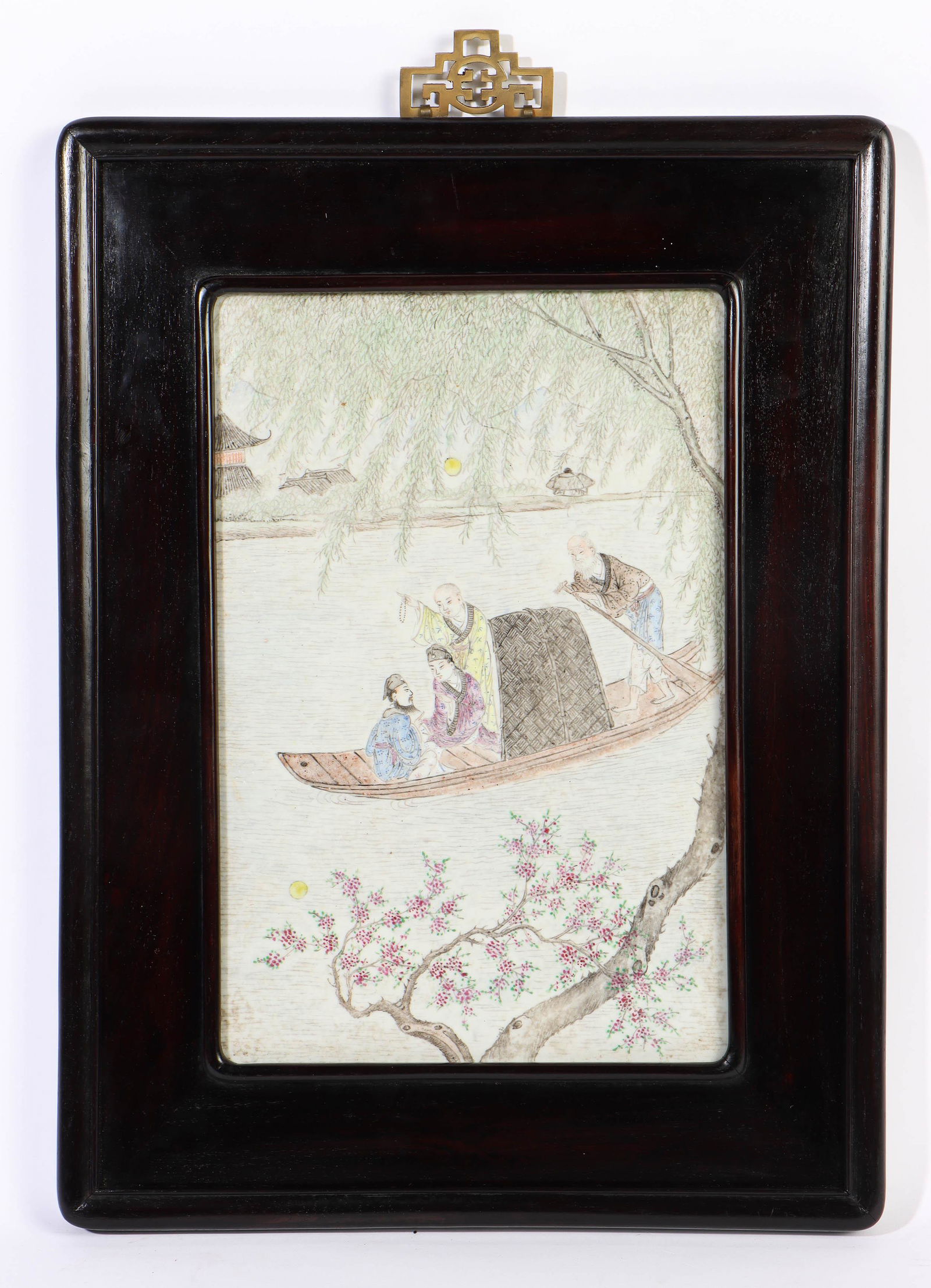 Chinese Porcelain Plaque (1 of 3)