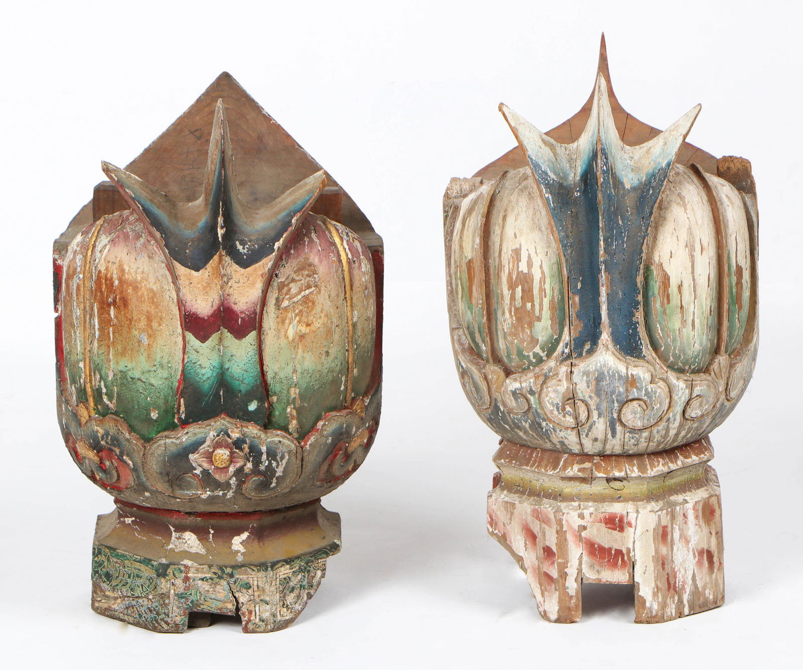 Two 18/19th C. Chinese Temple Architectural Finials (1 of 4)