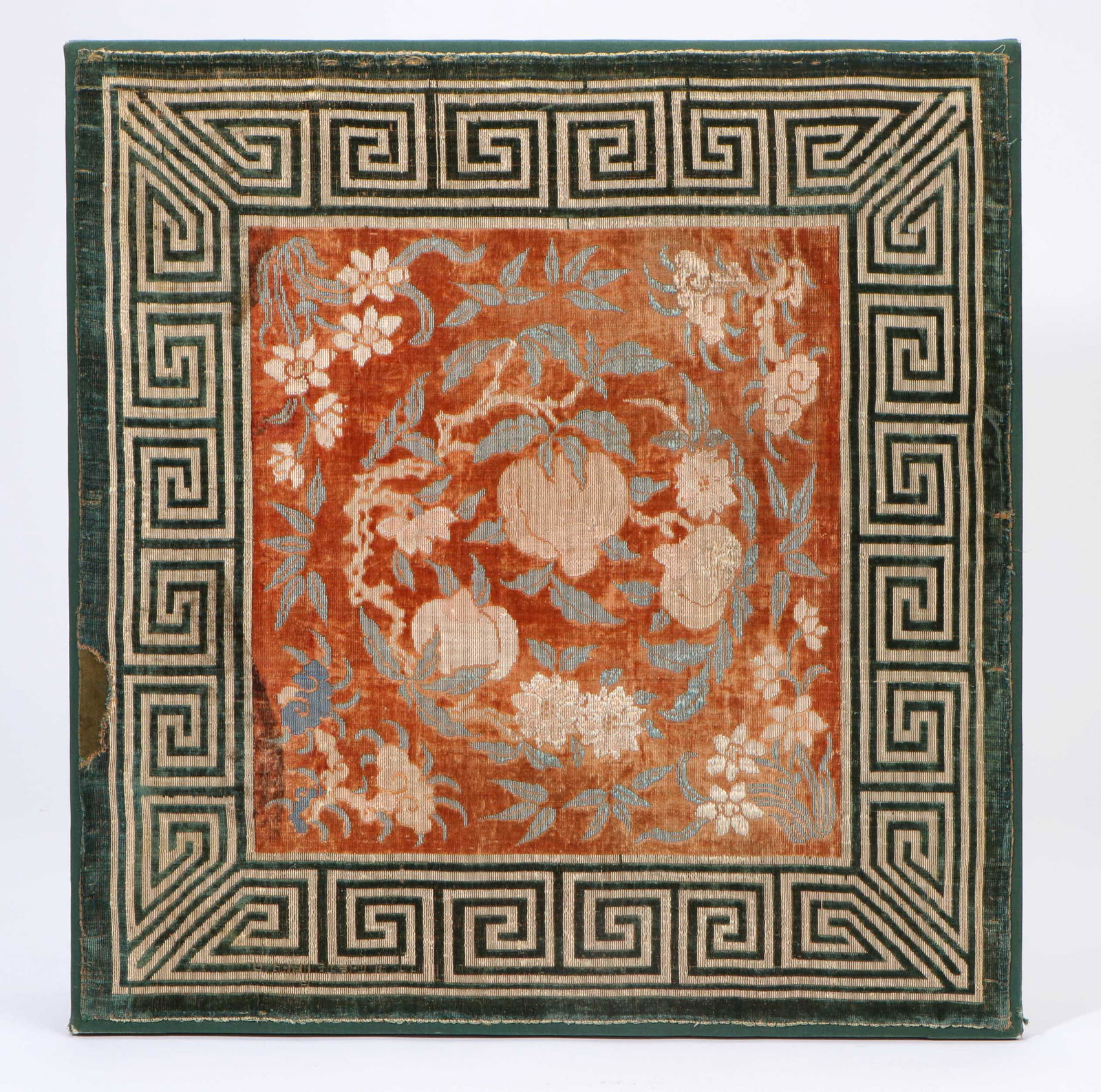 Antique Chinese Silk Velvet Panel, Ming Dynasty (1 of 3)