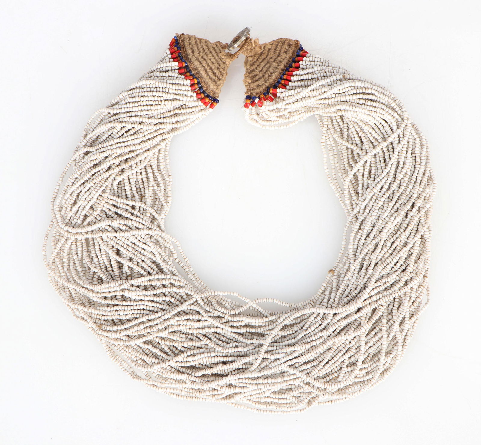 Konyak Naga 76-Strand White Trade Bead Necklace (1 of 3)