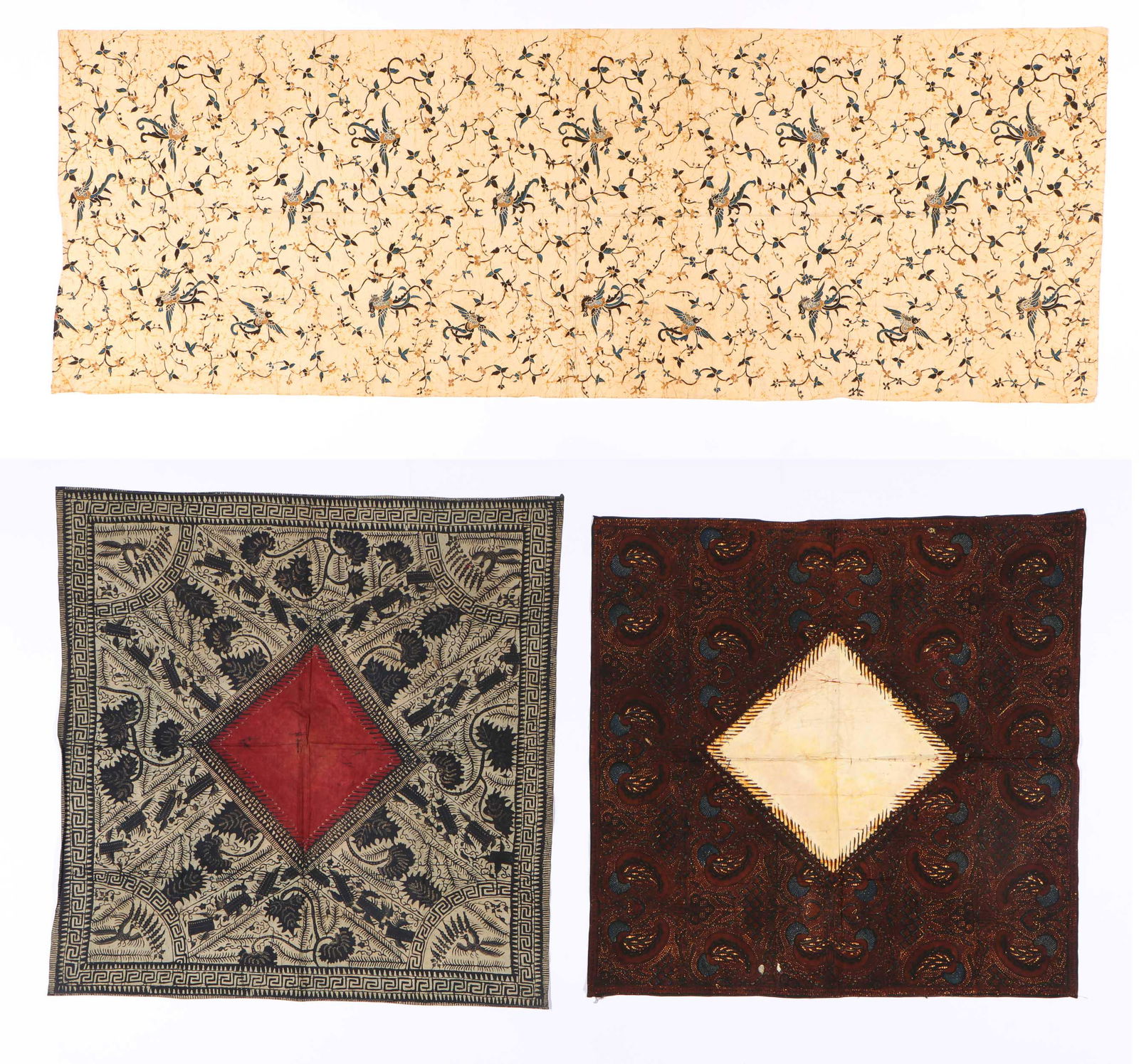 3 Indonesian Batik Tulis, Java (1 of 7)