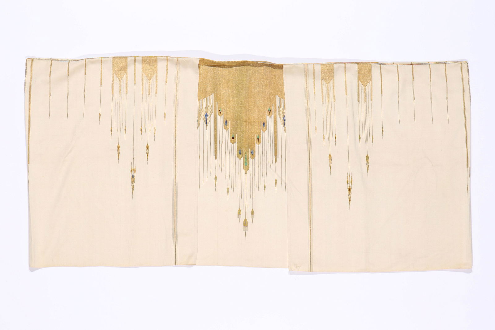 Antique Syrian Silk Aba with Metal Thread (1 of 5)