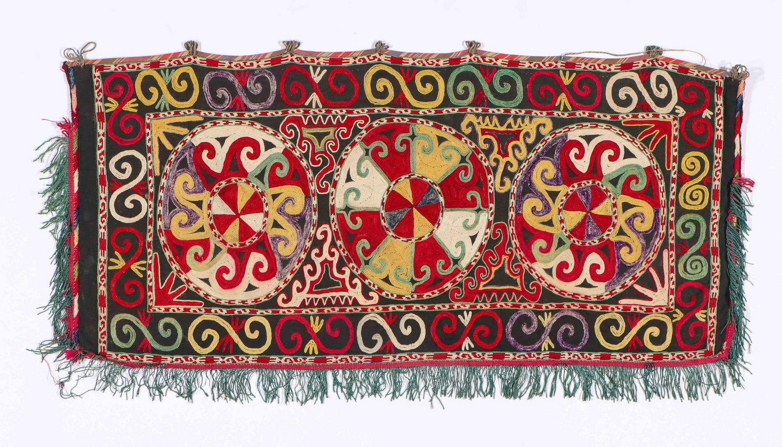 Lakai Uzbek  Embroidered Panel, Early 20th C. (1 of 6)
