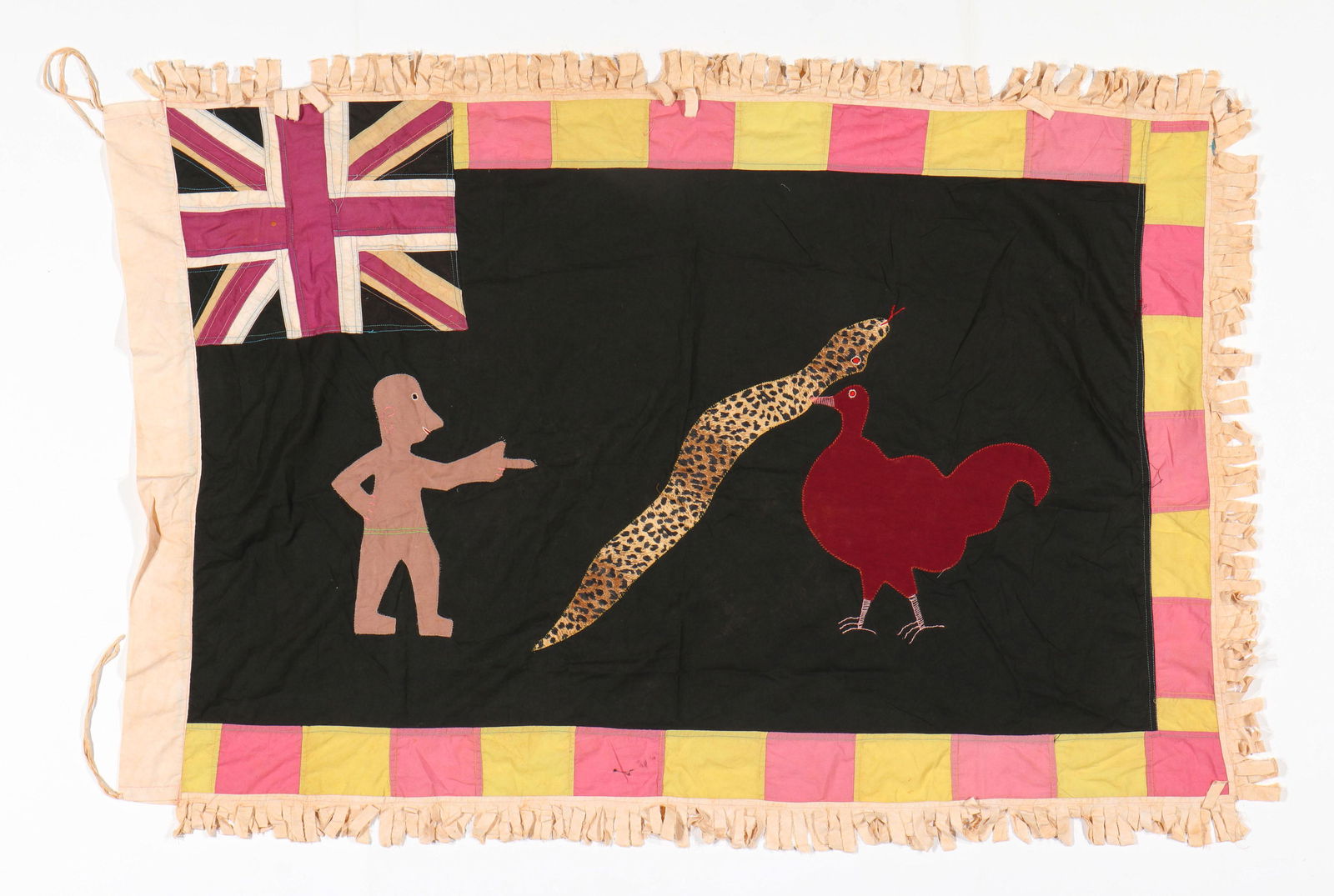 African Tribal Asafo / Fante Folk Flag, Ghana (1 of 2)