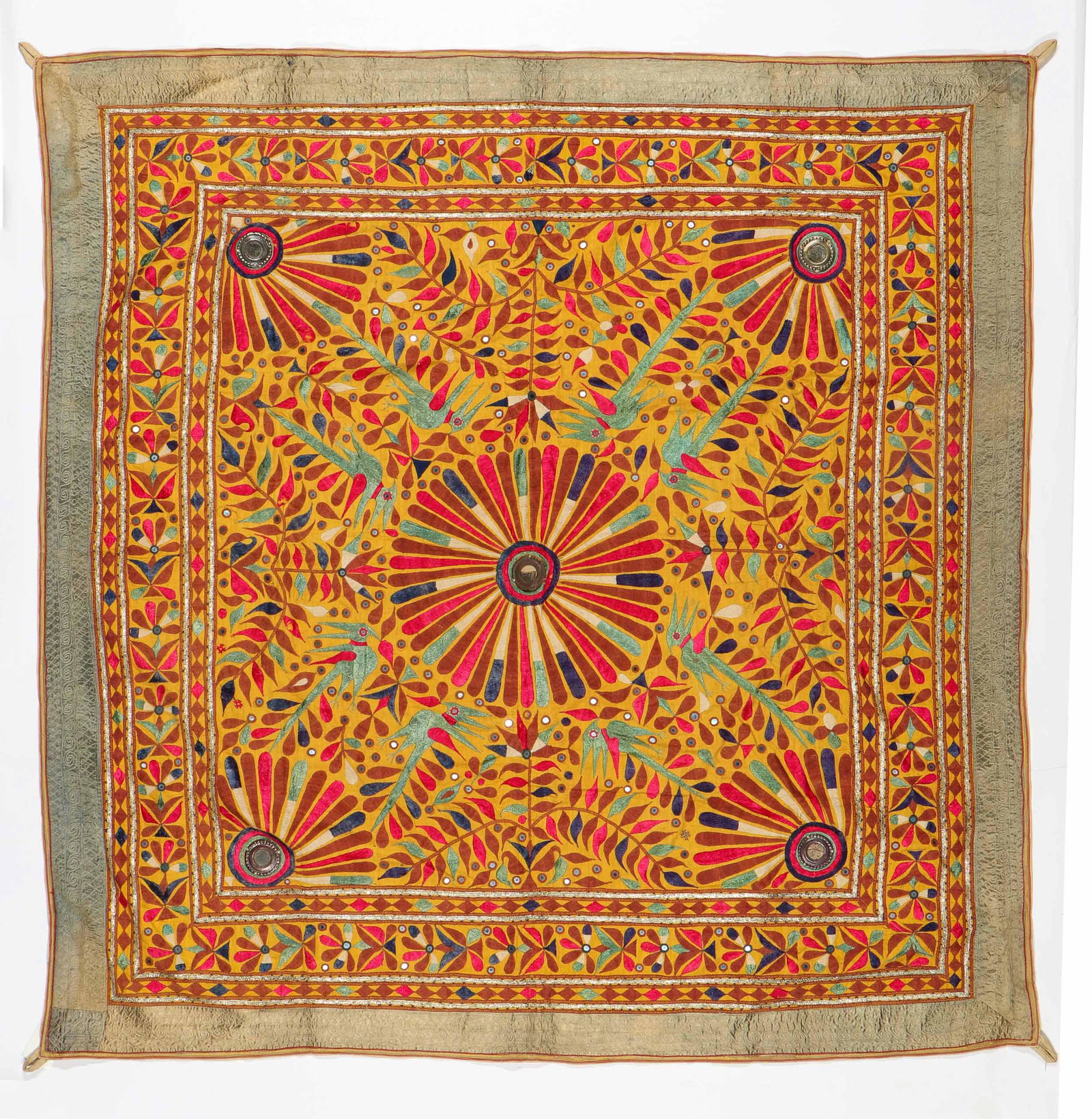 Large Embroidered Indian Wedding Canopy (1 of 4)