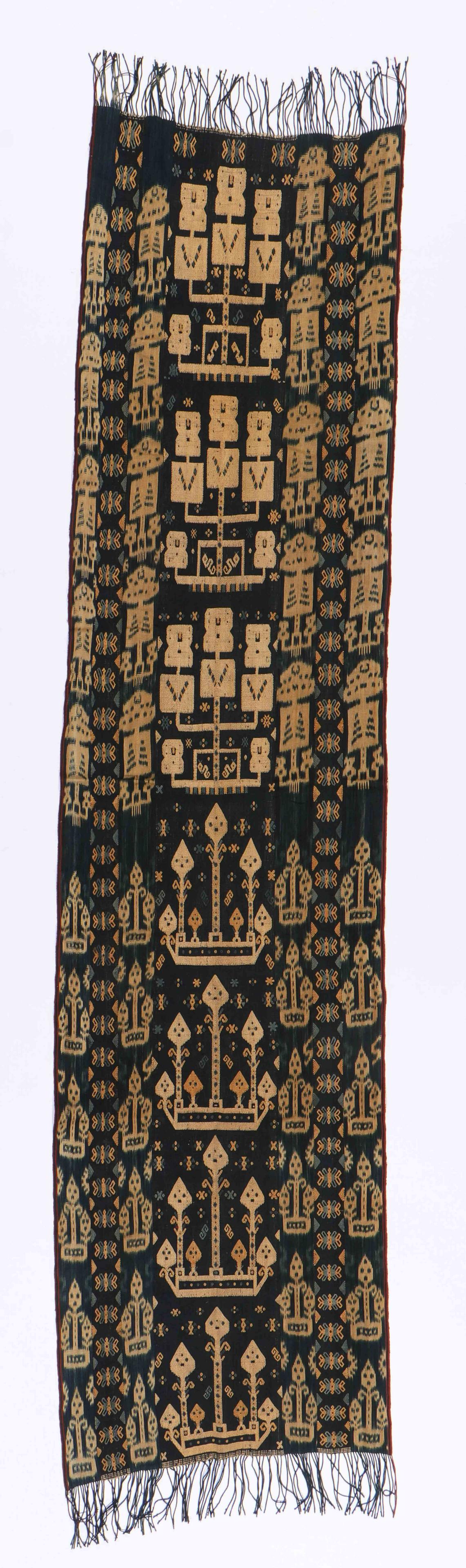 Textile Panel with Ikat and Supplementary Design (1 of 4)