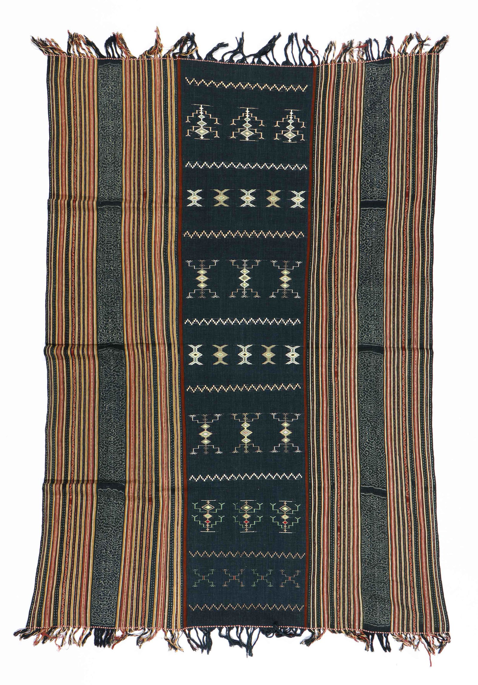 Rare Cotton Ikat Textile with Supplemental Patterning (1 of 8)