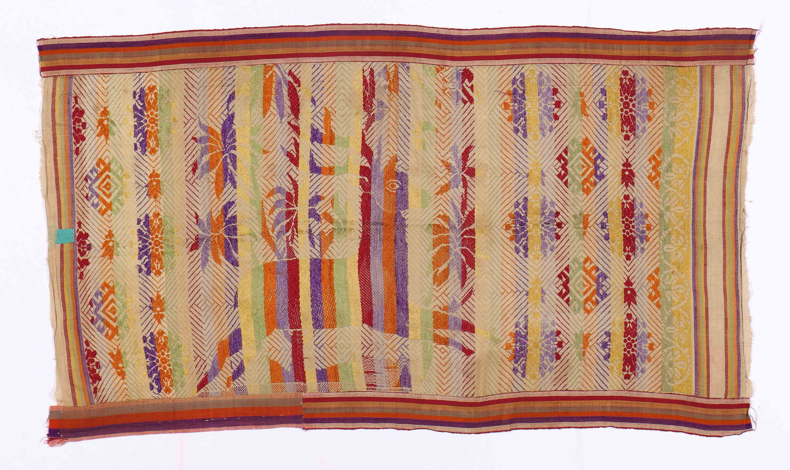 Woven Textile With Deer Motif, Laos/Vietnam (1 of 4)