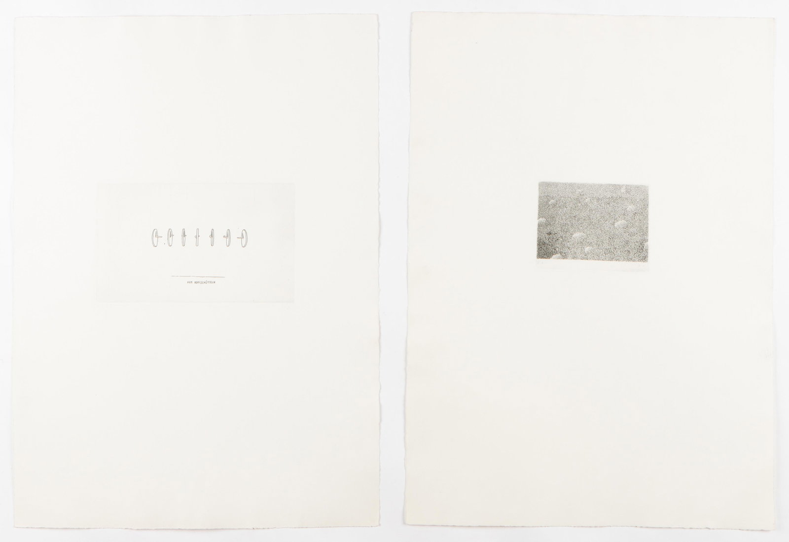 Markus Raetz (Swiss, 1941-2020) 2 Etchings (1 of 4)