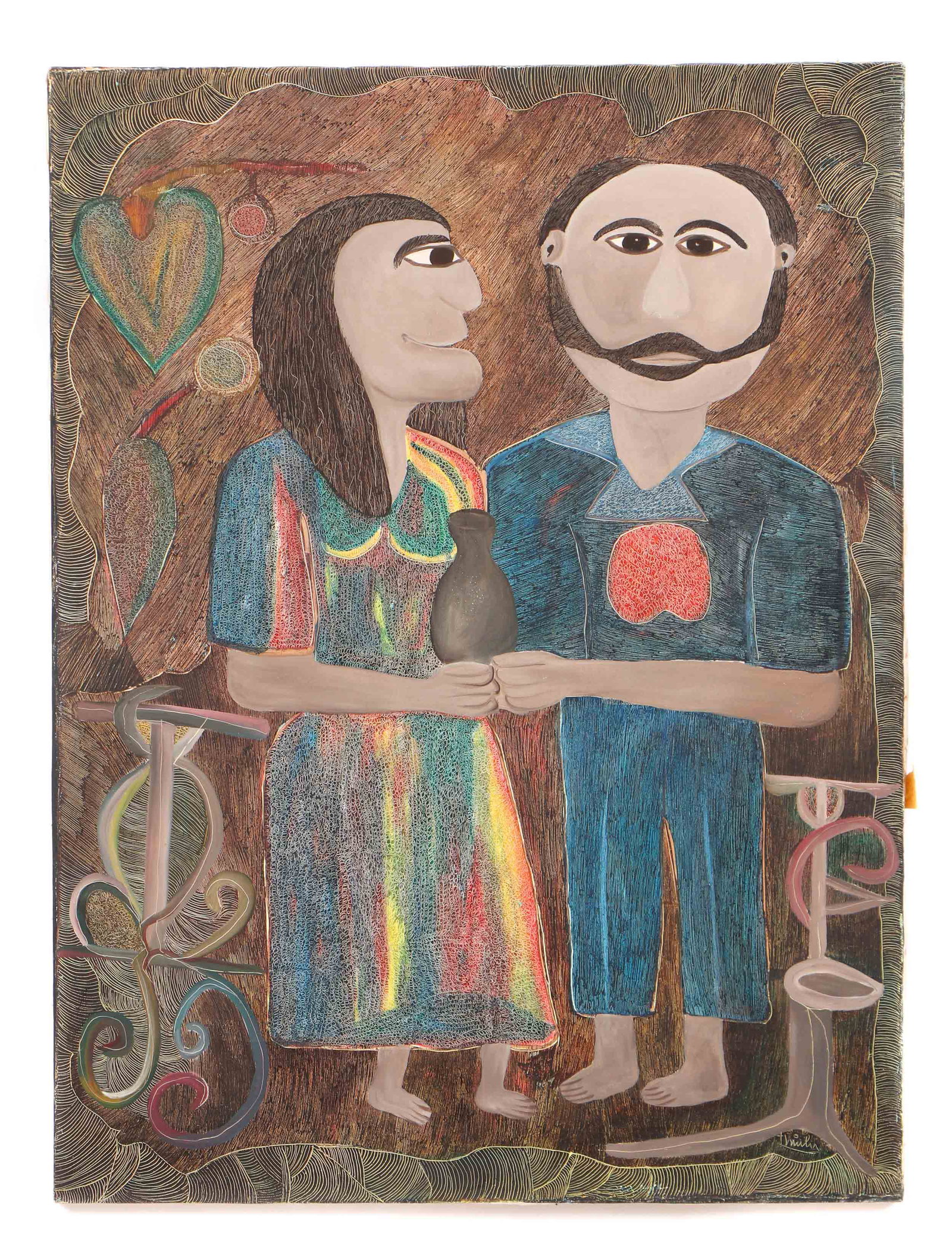 Ermistral Charles "Thialy" (Haitian, b. 1937) (1 of 3)