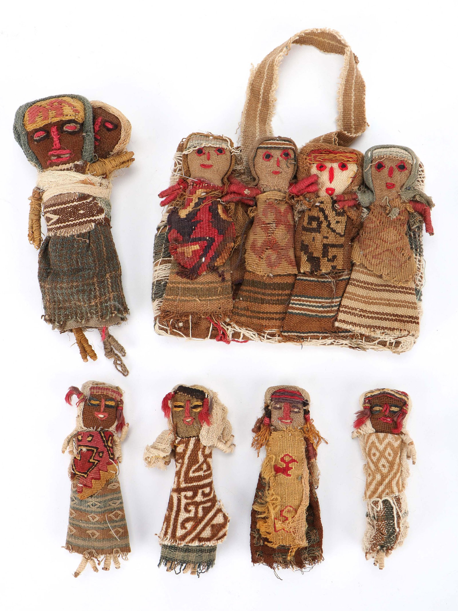 7 Peruvian Burial Dolls (1 of 7)