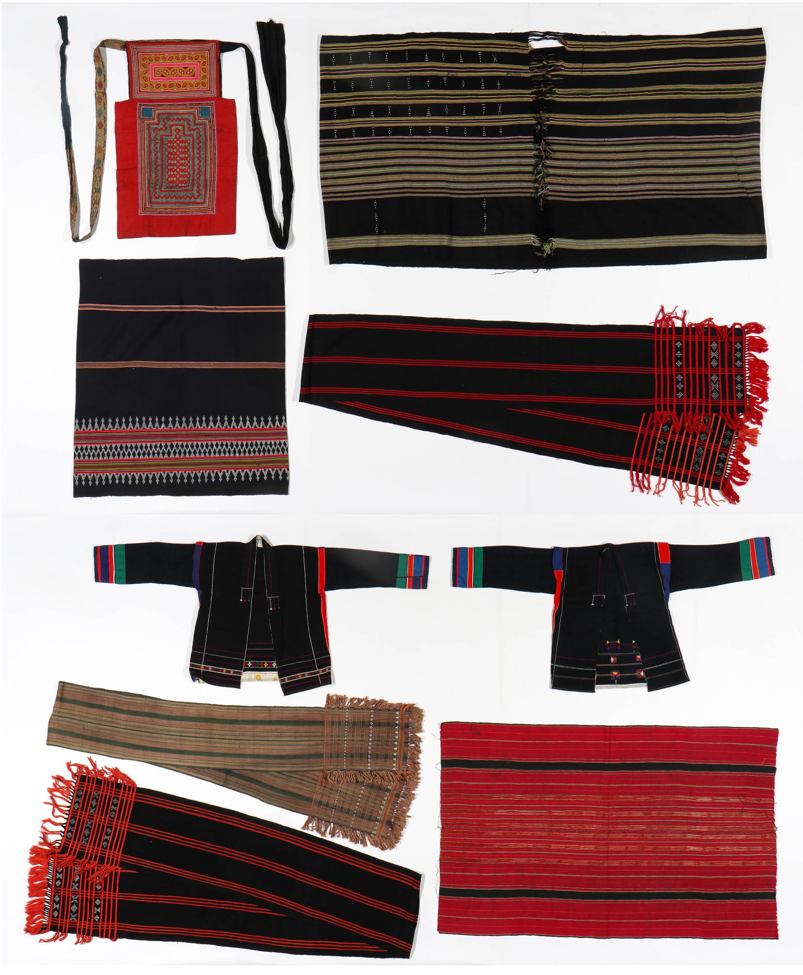 Collection of Southeast Asian Hilltribe Textiles (1 of 4)