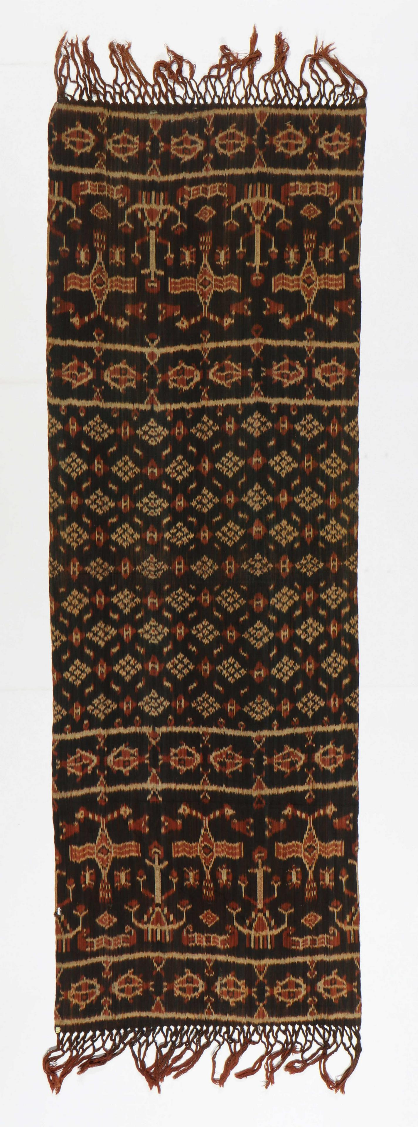 Sumba Cotton Ikat Hingii Textile, Mid 20th C. (1 of 3)