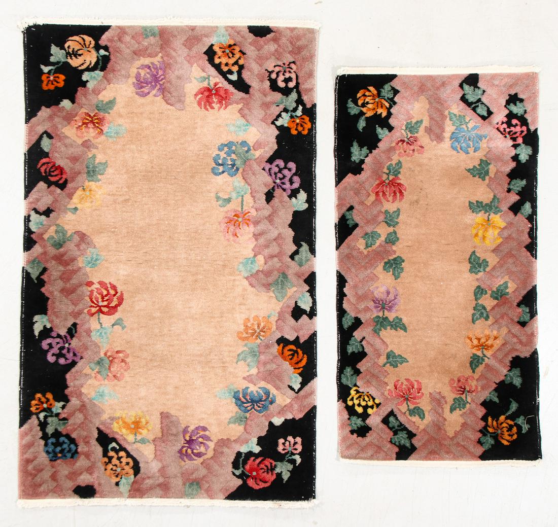 Two Chinese Art Deco Rugs, Early 20th C. (1 of 10)