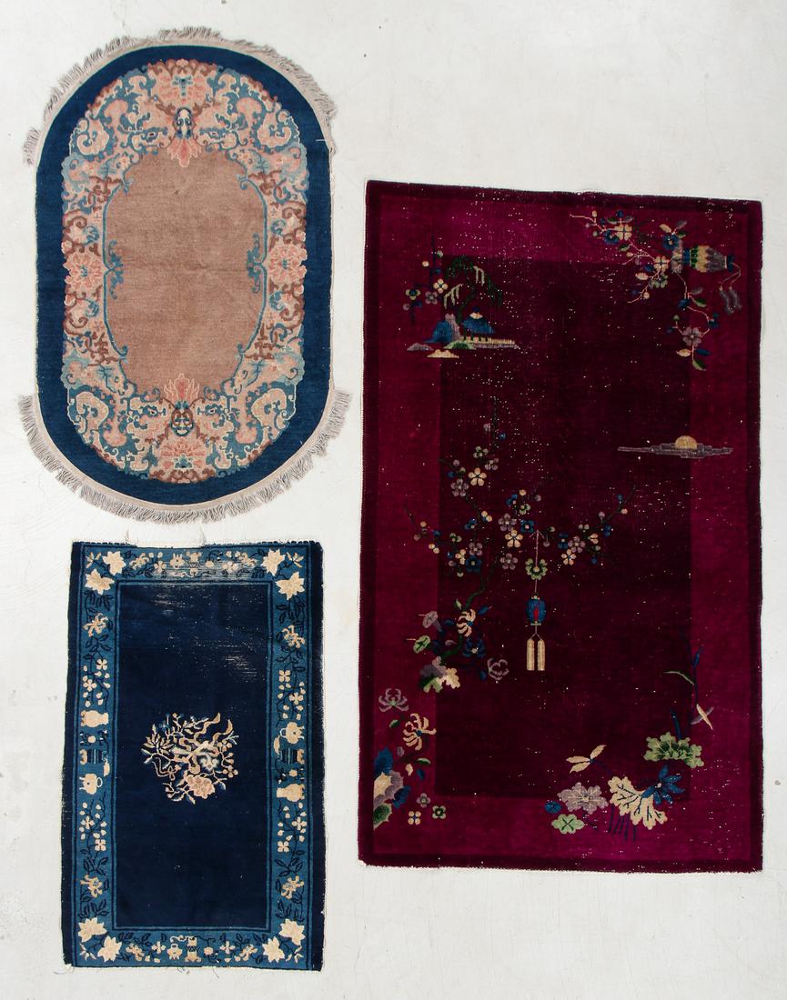 Three Chinese Rugs (1 of 9)