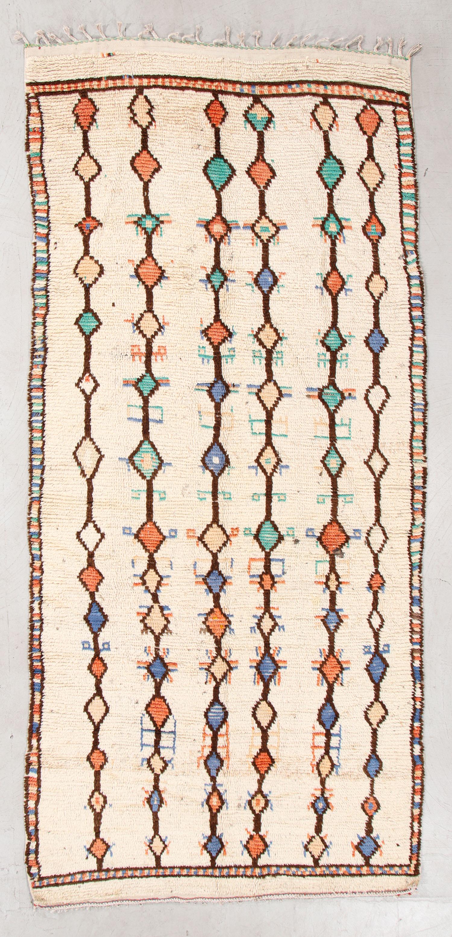 Moroccan Rug, Mid 20th C., 4'7'' x 9'10'' (1 of 5)