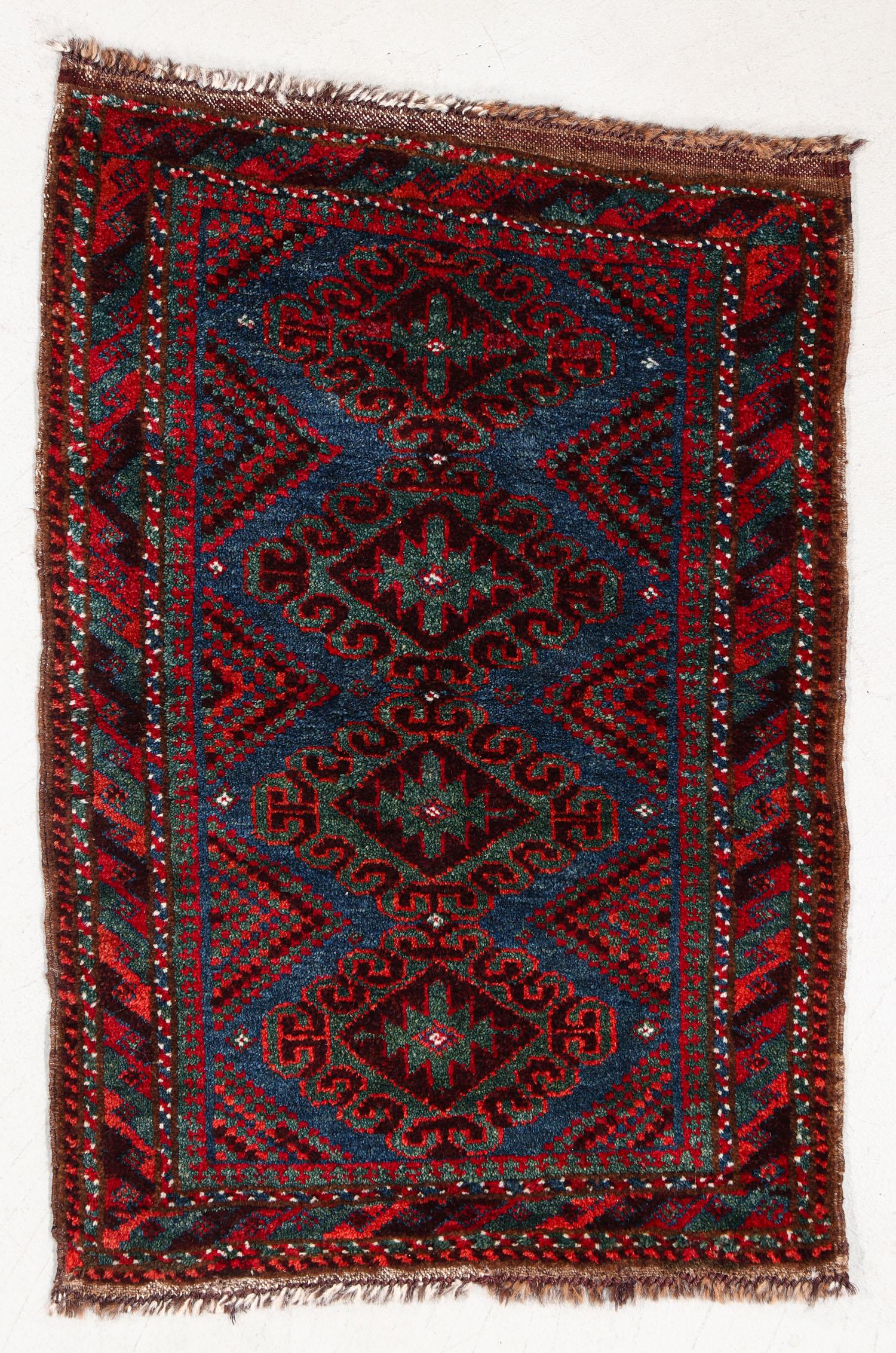Beluch Small Rug, Afghanistan, Circa 1880, 1'10'' x (1 of 5)