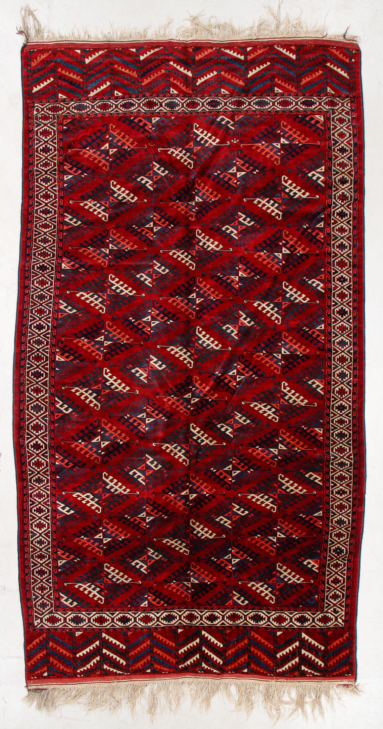 Yomud Main Carpet, Turkmenistan, Circa 1875 (1 of 5)