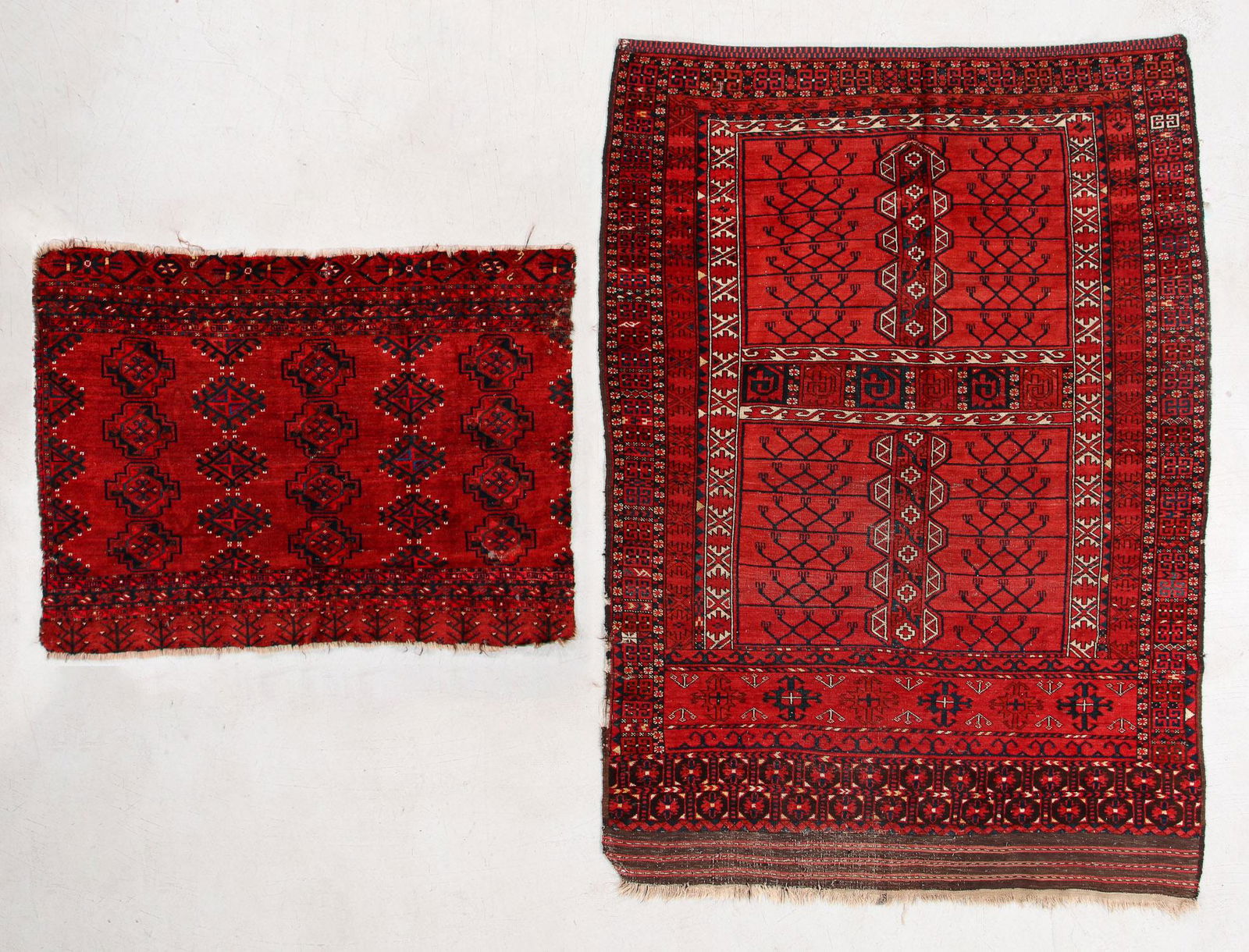 Two Antique Turkmen Rugs (1 of 7)
