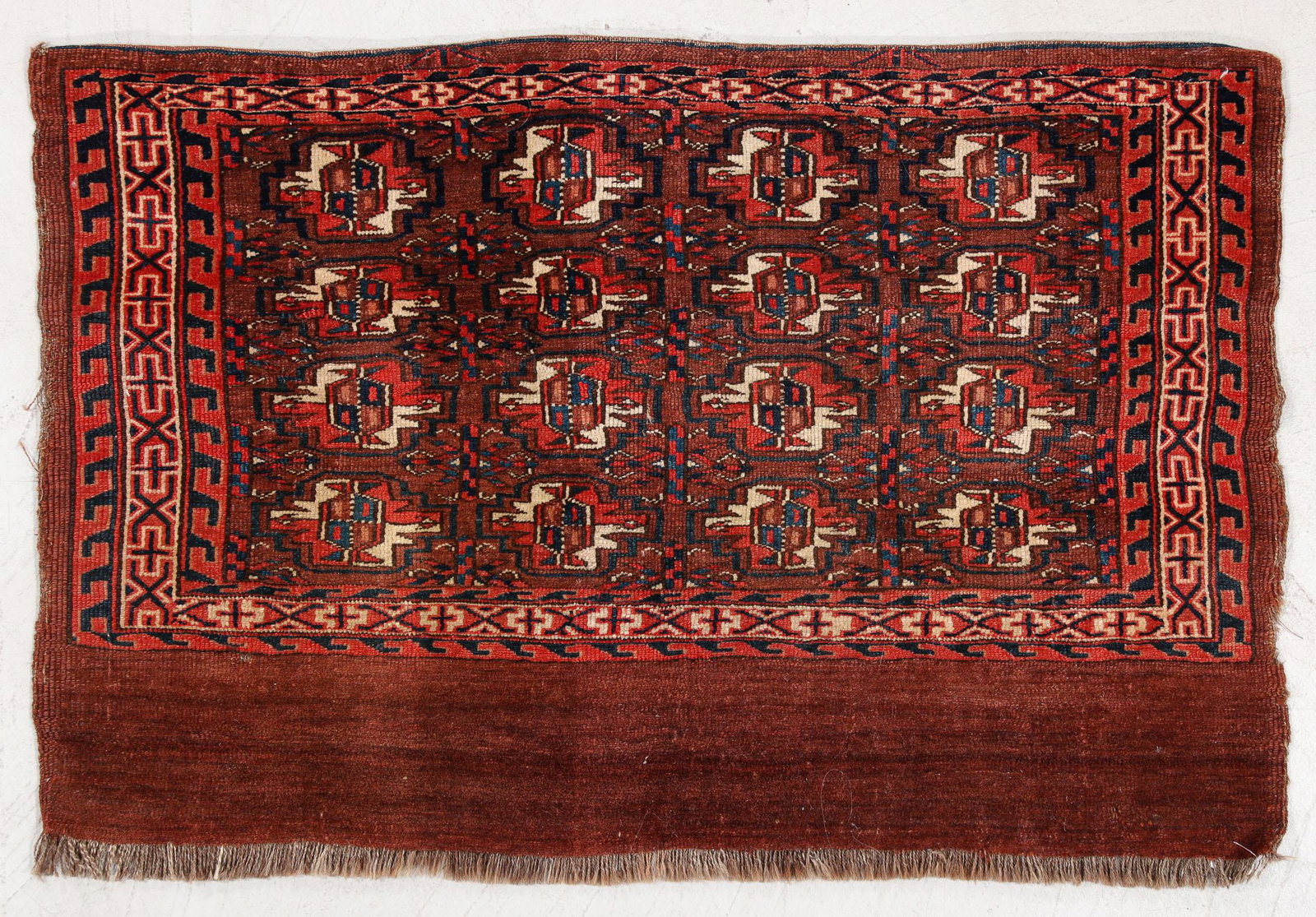 Yomud Chuval, Turkmenistan, Circa 1900, 3'5'' x 2'3'' (1 of 5)