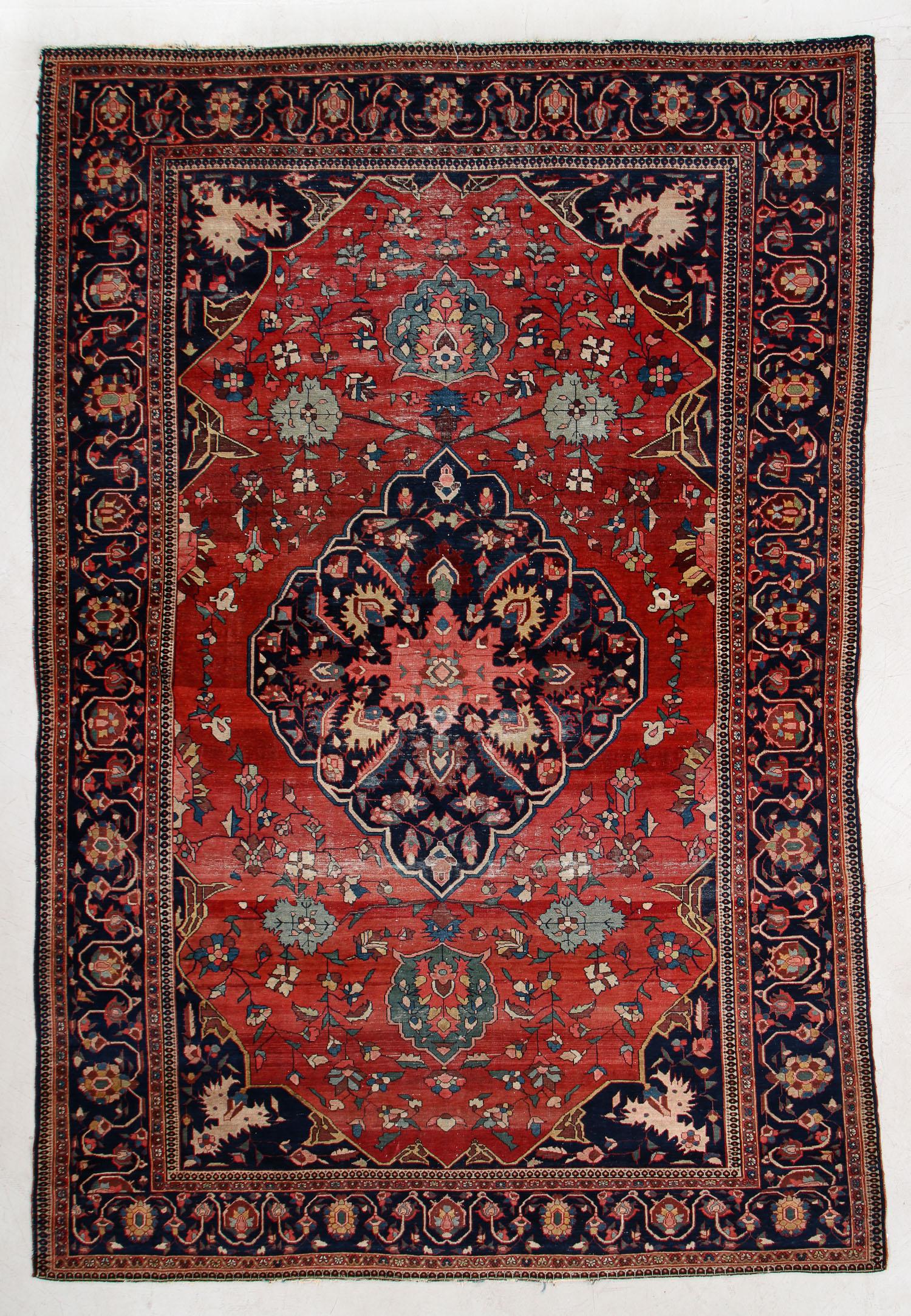Sarouk Ferahan Rug, Persia, Late 19th C., 7'0'' x (1 of 5)
