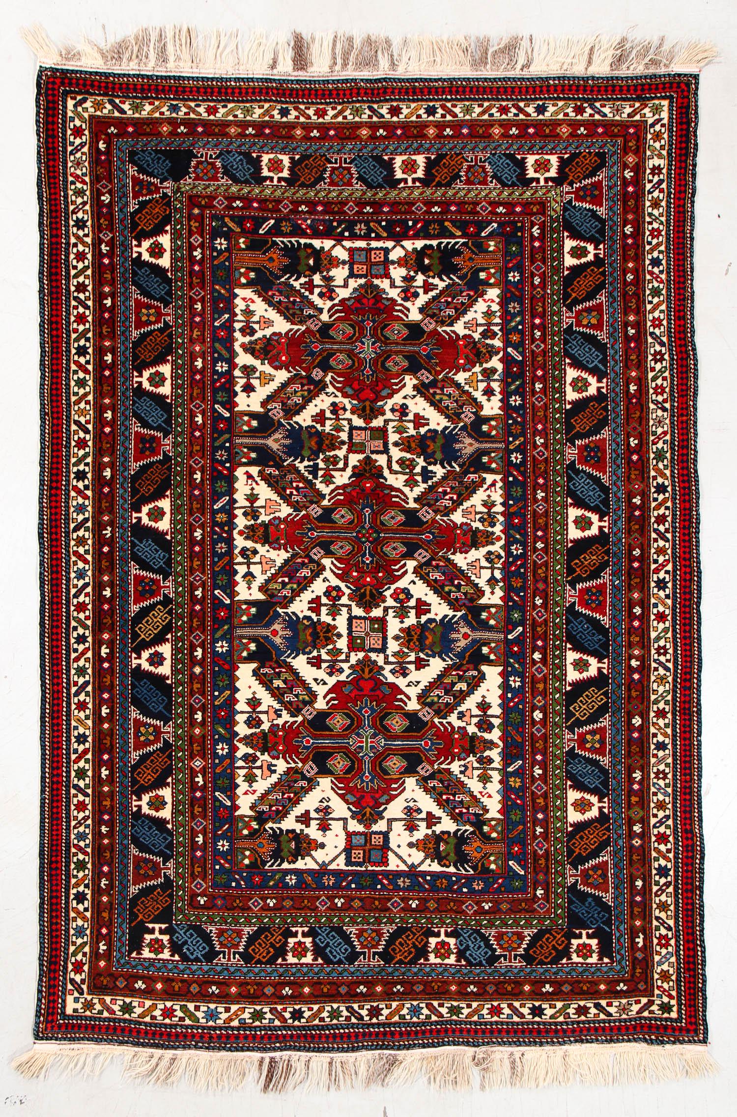 Seychour Rug, Caucasus, Circa 1900, 4'8'' x 7'0'' (1 of 5)
