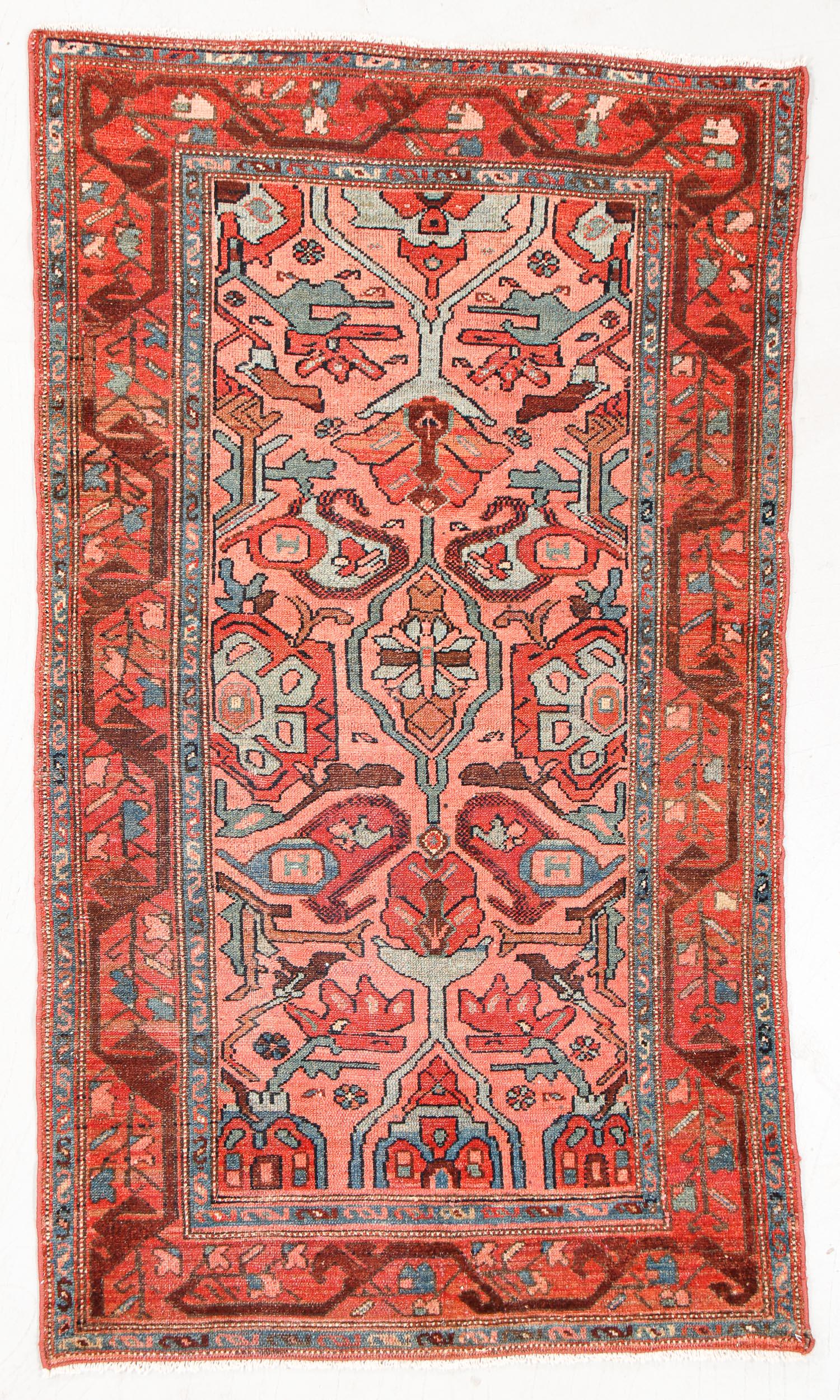 Hamadan Rug, Persia, Early 20th C., 3'3'' x 5'7'' (1 of 5)