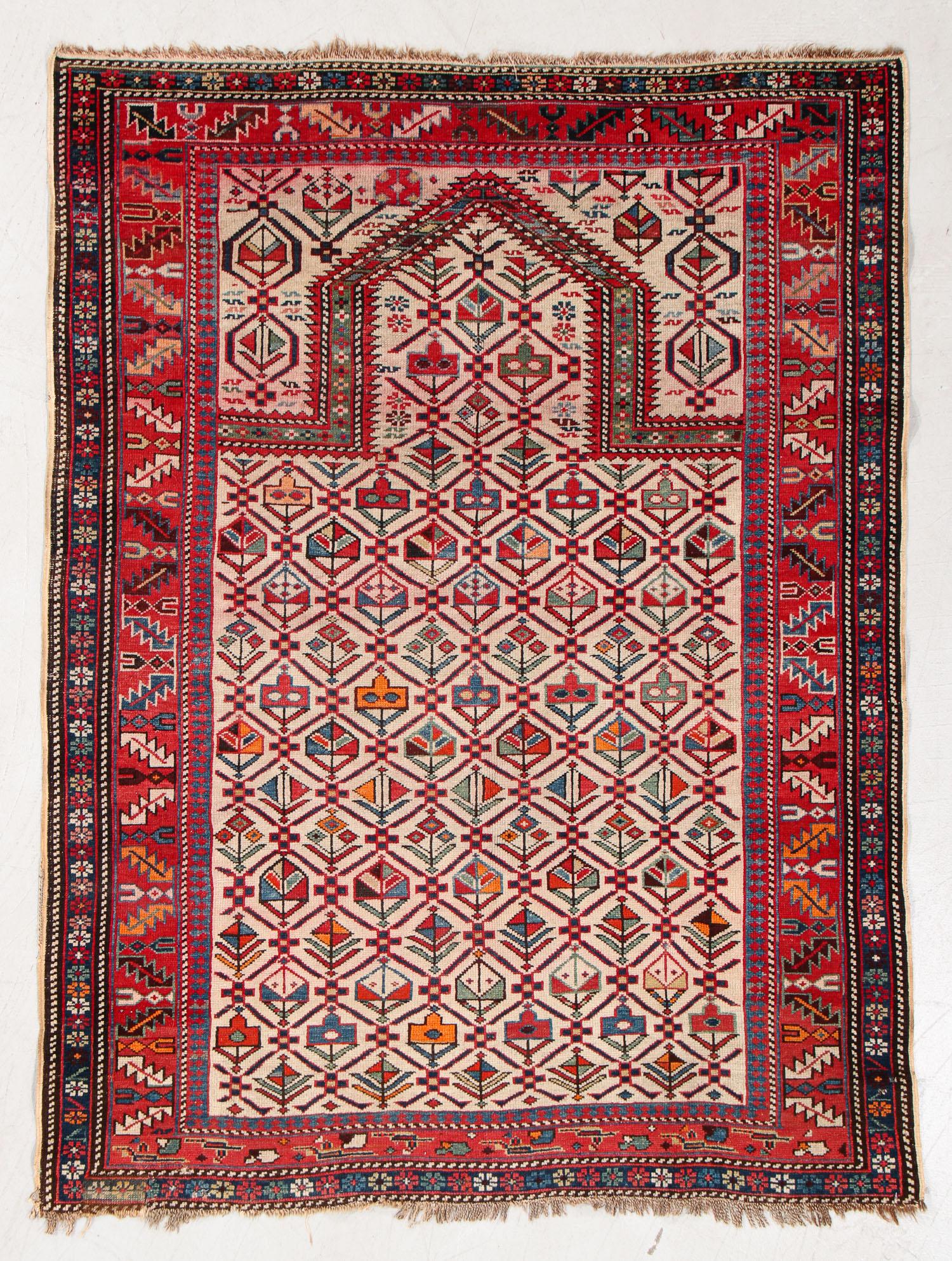 Shirvan Prayer Rug, Caucasus, Circa 1900, 3'10'' x (1 of 5)