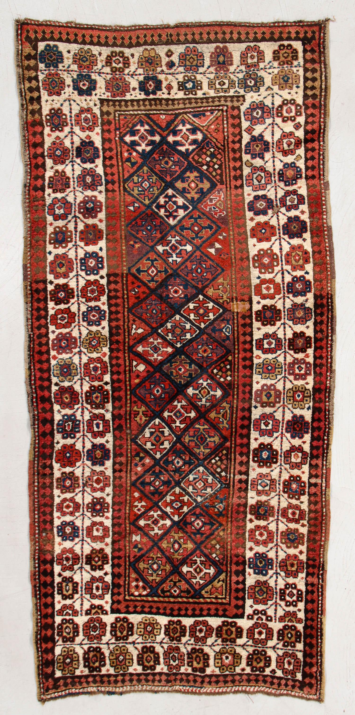 Kazak Rug, Caucasus, Circa 1880, 3'10'' x 8'5'' (1 of 5)