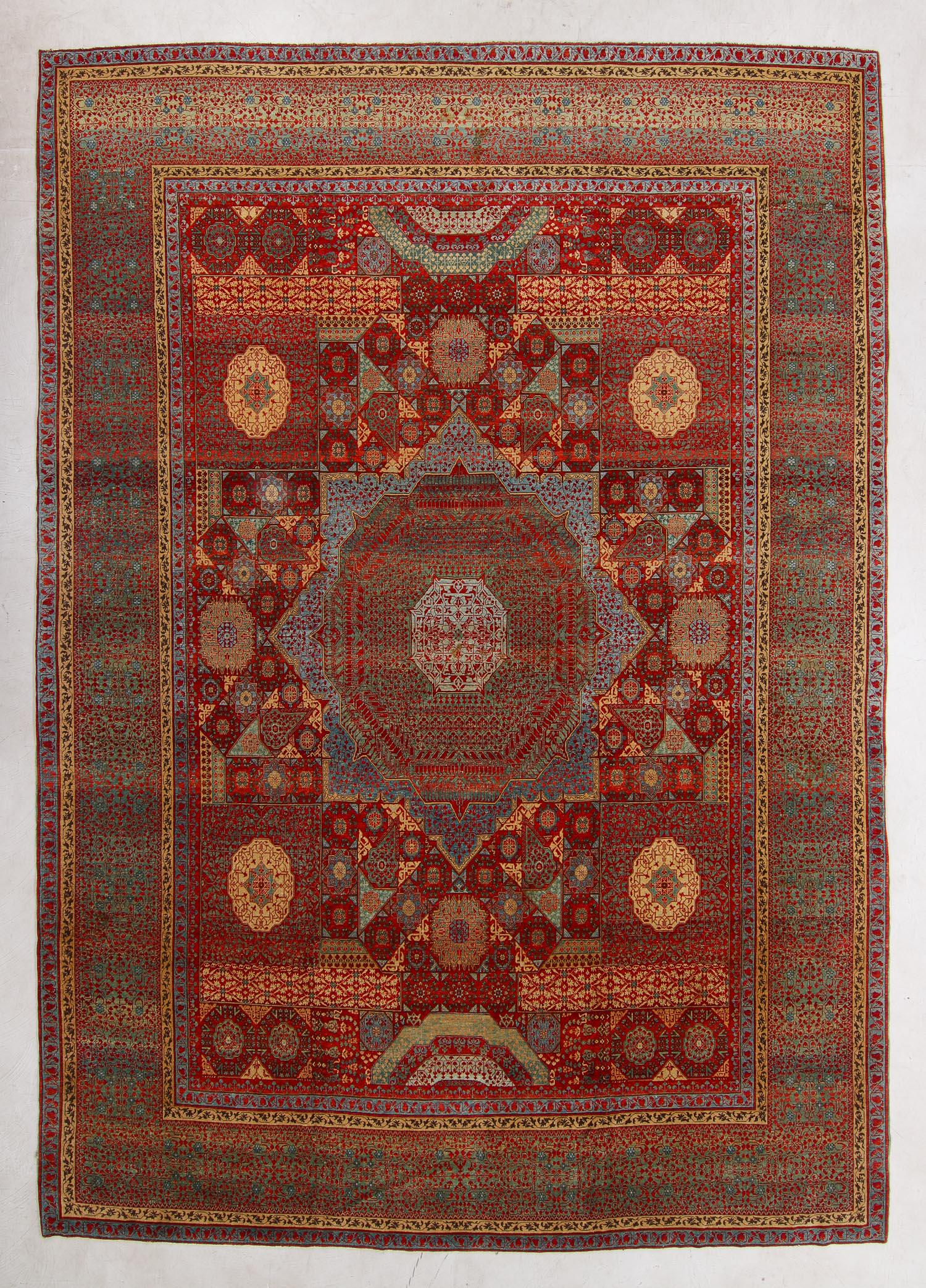 Vintage Mamluk Rug, Turkey, 11'10'' x 16'10'' (1 of 5)