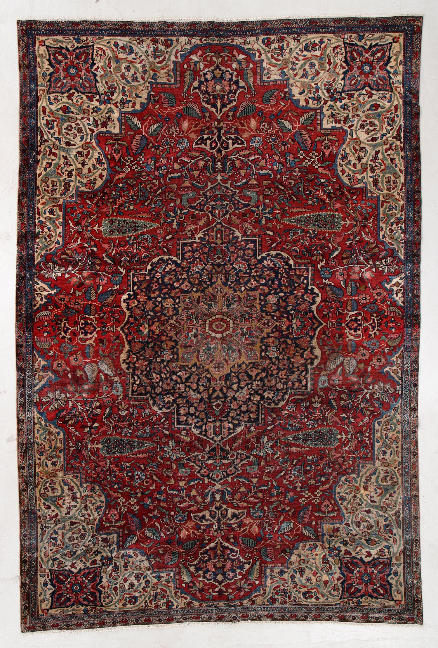 Sarouk Ferahan Rug, Persia, Circa 1900, 6'6'' x 9'9'' (1 of 5)